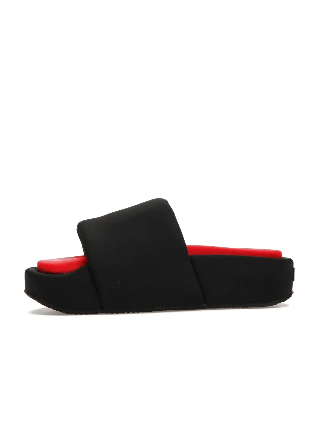 Мужские шлепанцы Y-3 Slide Adidas — изображение 3 из 4, черный/черный/красный