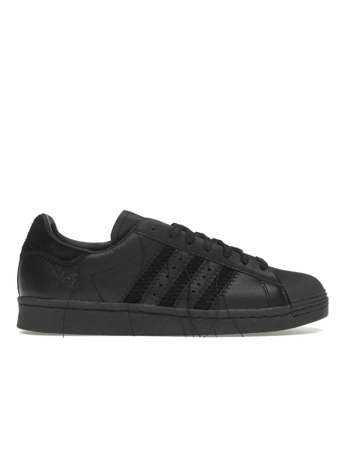 Мужские кроссовки Lifestyle Adidas Y-3 Superstar — изображение 1 из 4, черный/черный/черный