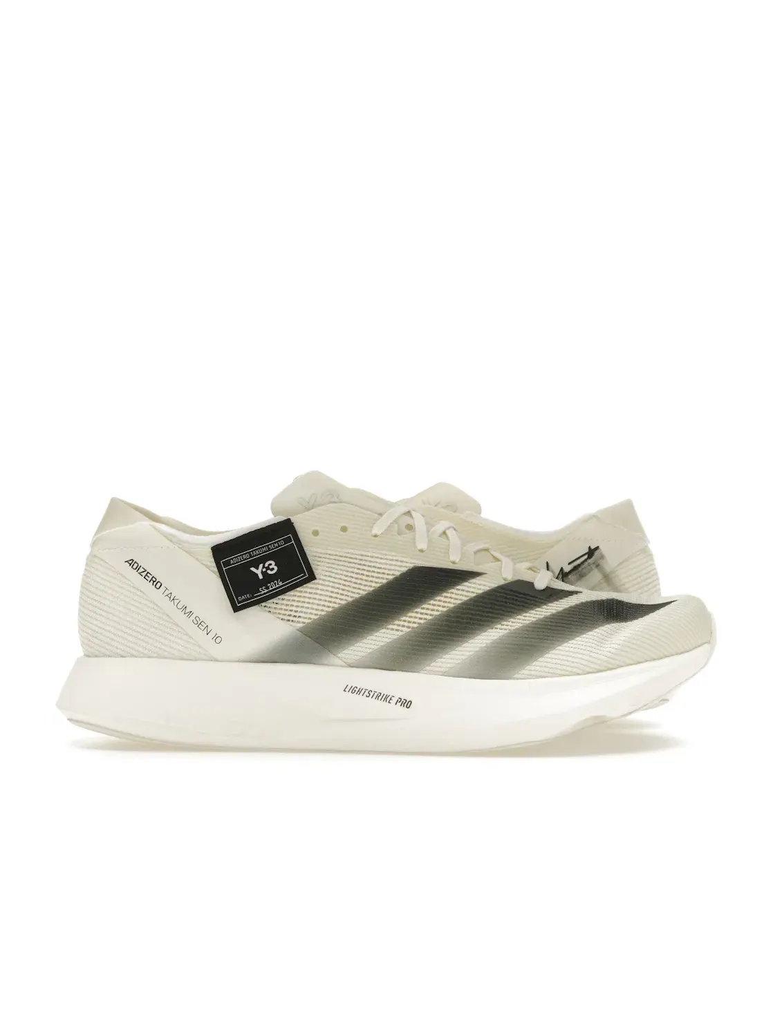 Мужские кроссовки для бега Y-3 Takumi Sen 10 Adidas — изображение 1 из 4, белый/белый/черный