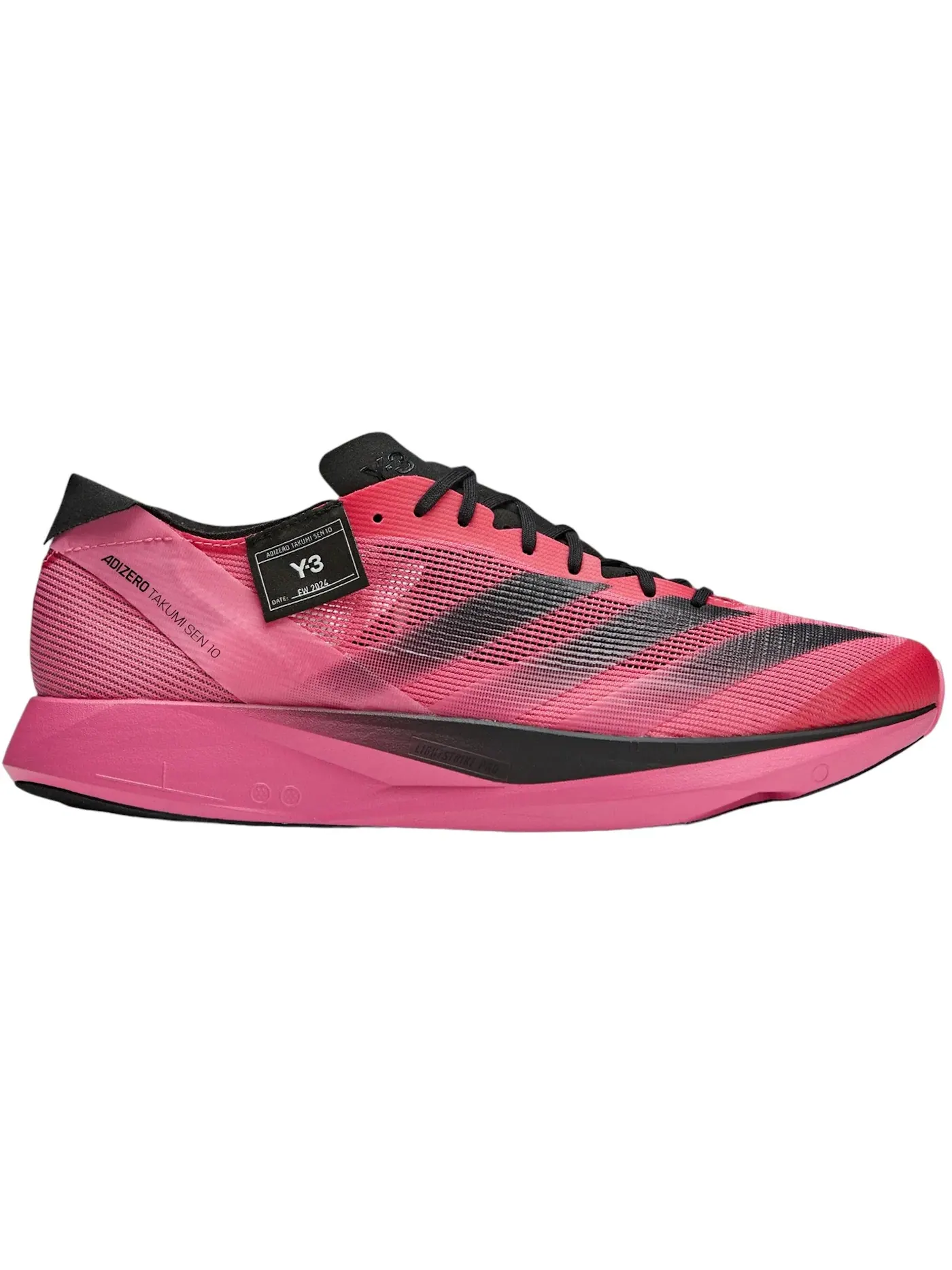 Мужские кроссовки для бега Adidas Y-3 Takumi Sen 10 — изображение 1 из 1, розовый розовый черный