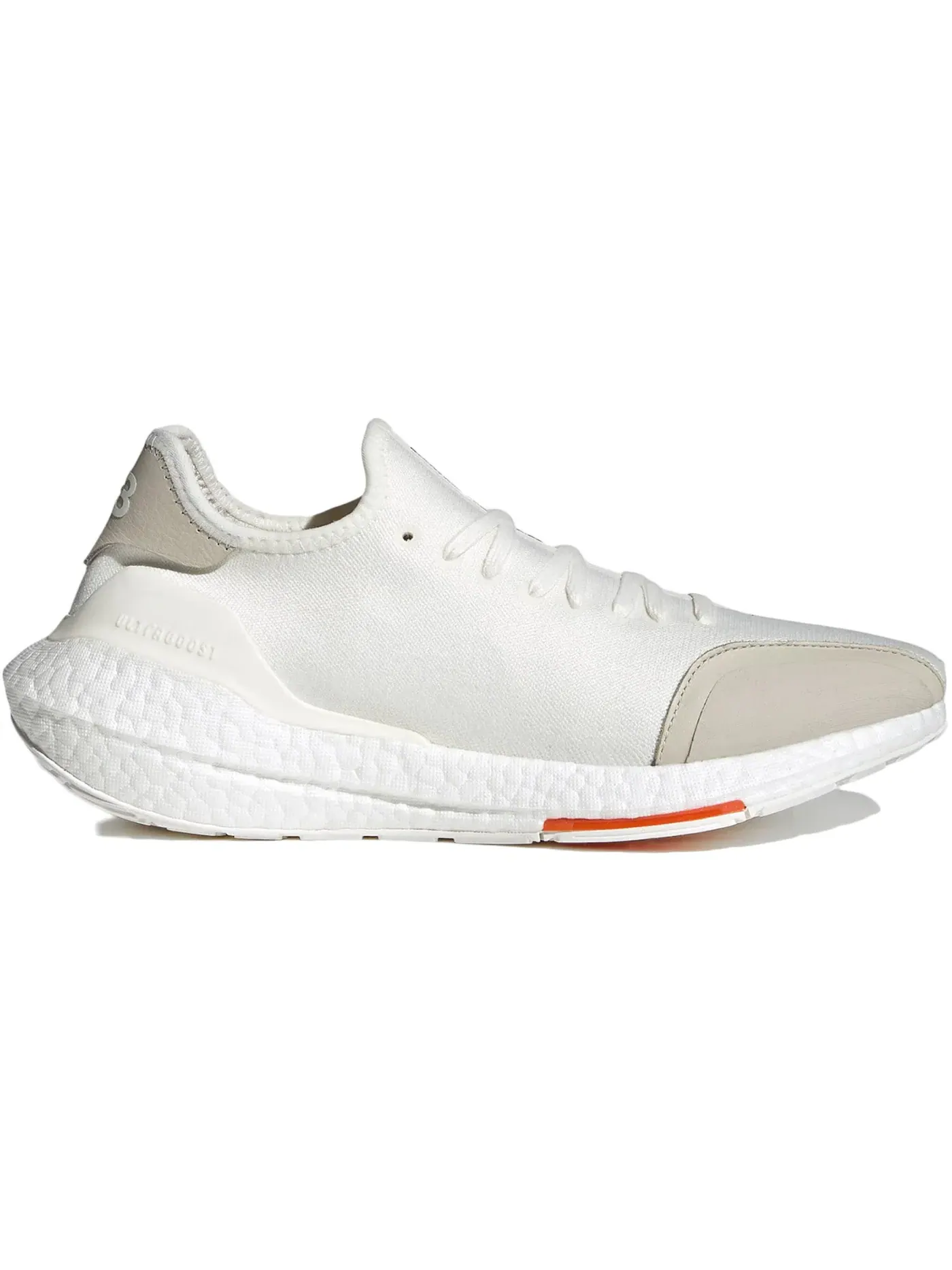 Мужские кроссовки с технологией Boost Модель Y-3 Ultra Boost 21 Adidas — изображение 1 из 1, белый//оранжевый