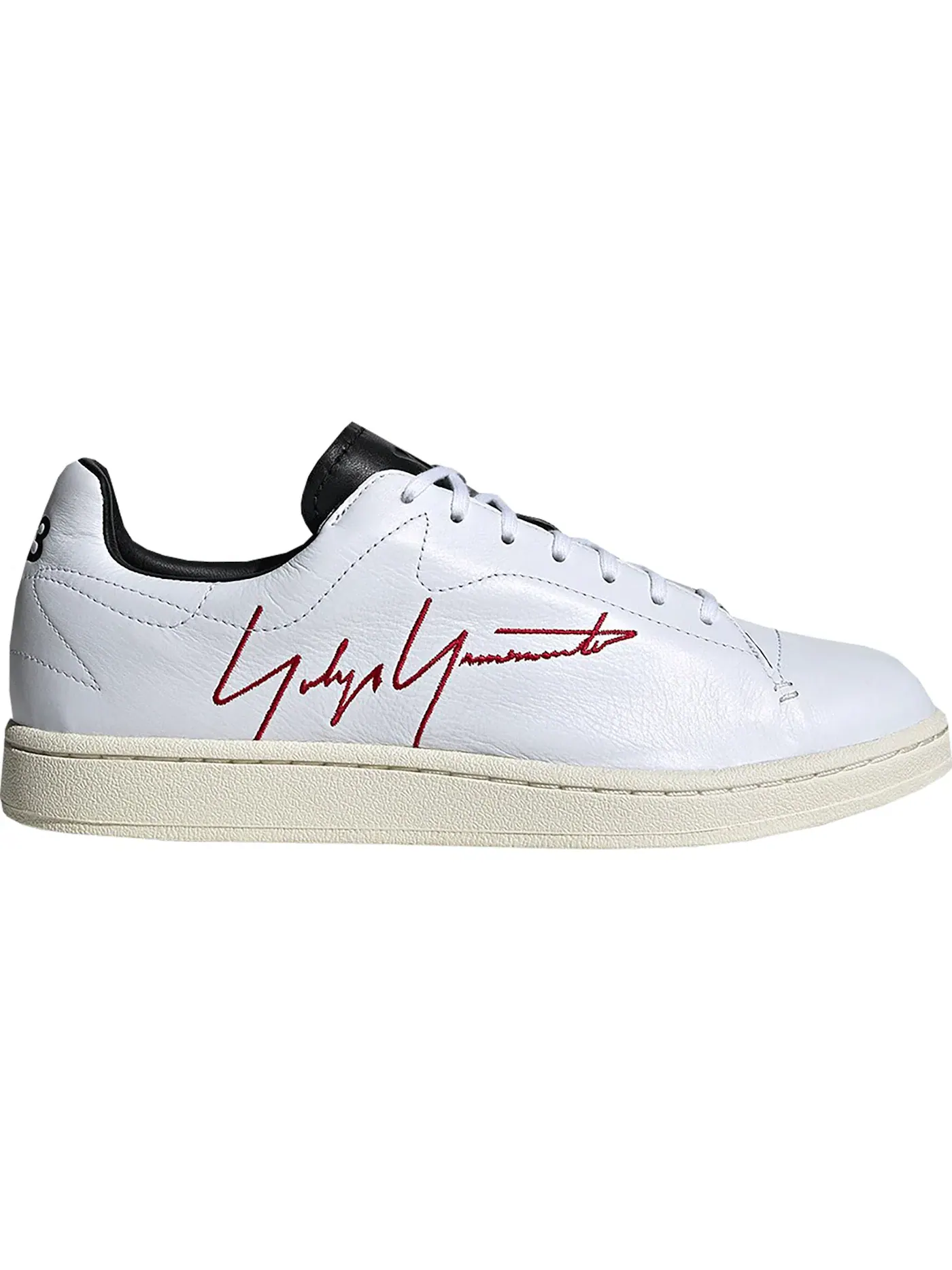 Мужские кроссовки Lifestyle Y-3 Yohji Court Adidas — изображение 1 из 1, белый/красный/черный