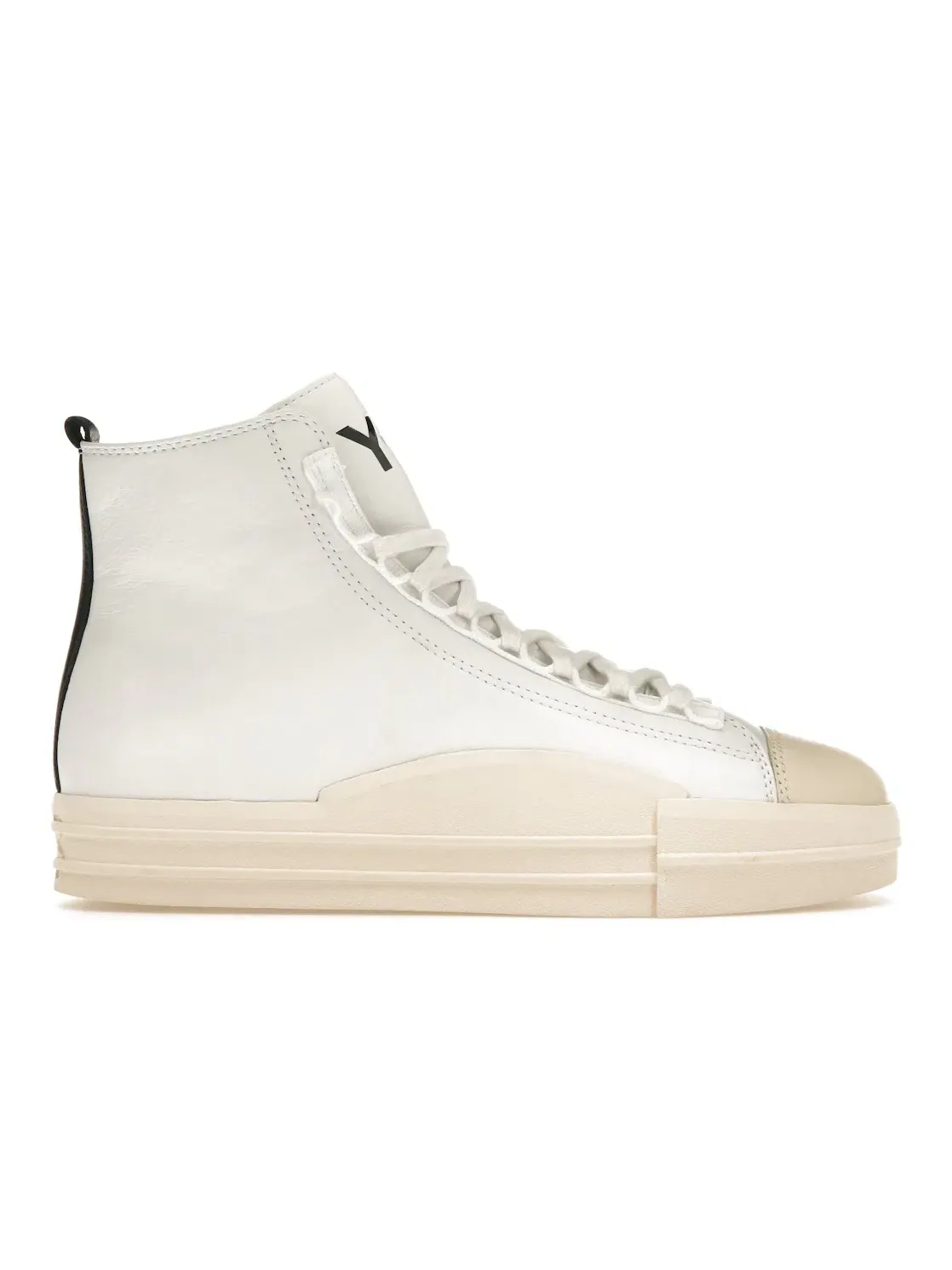 Мужские кроссовки Lifestyle с высоким верхом Adidas Y-3 Yuben Mid — изображение 1 из 4, белый/черный