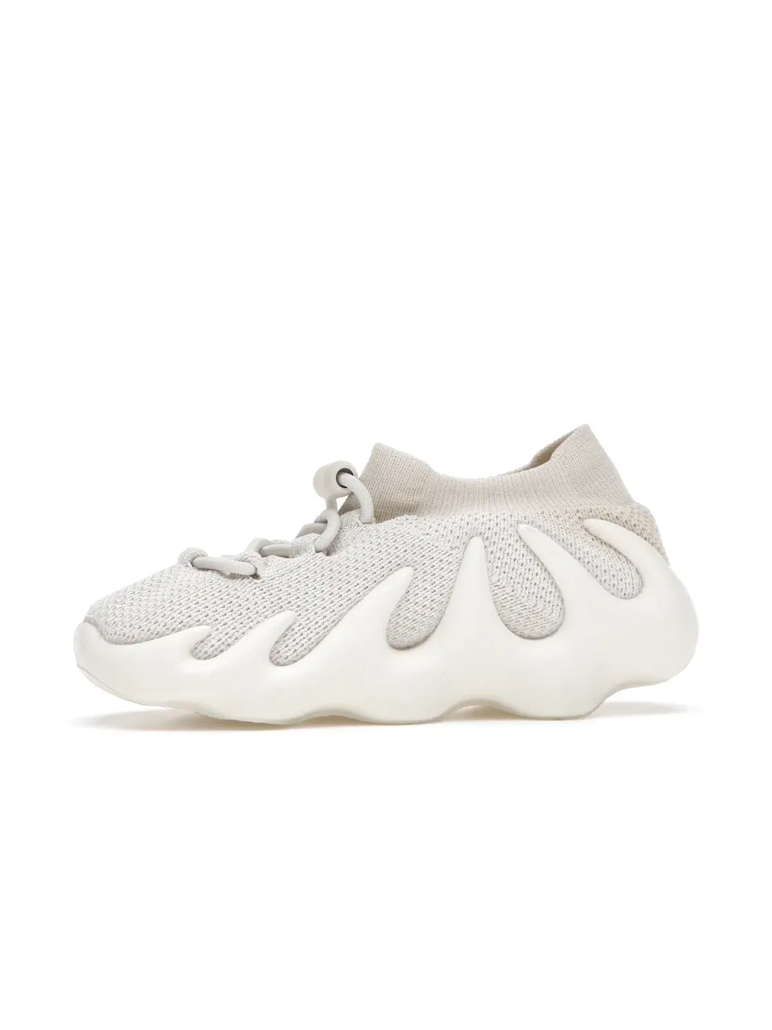 Детские кроссовки без шнурков Adidas Yeezy 450 — изображение 3 из 4, белый