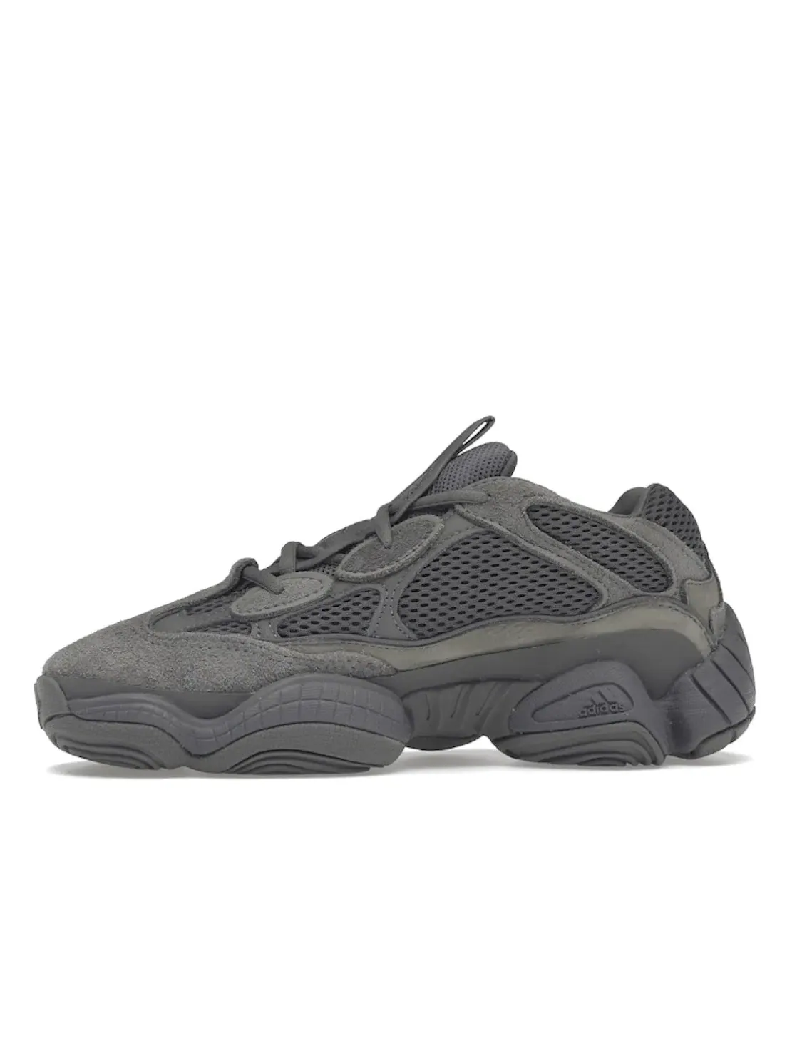 Мужские кроссовки Lifestyle с сетчатым верхом Adidas Yeezy 500 — изображение 3 из 4, серый