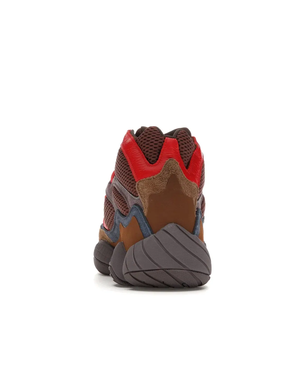 Мужские кроссовки Lifestyle с верхом из сетки и замши Adidas Yeezy 500 High — изображение 4 из 4, индиго/красный