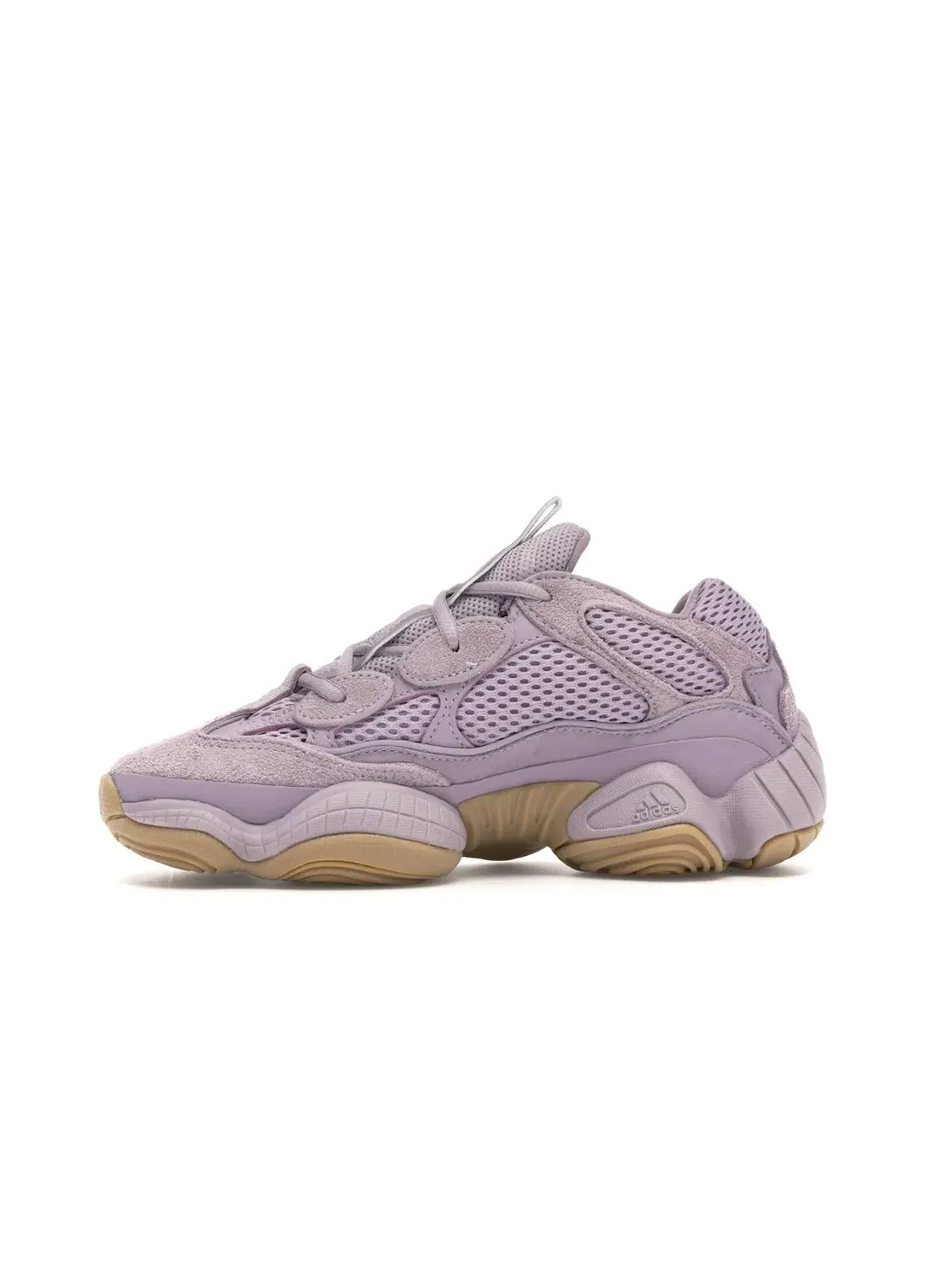 Мужские кроссовки lifestyle с верхом из сетки, кожи и замши Adidas Yeezy 500, Soft Vision — изображение 3 из 4