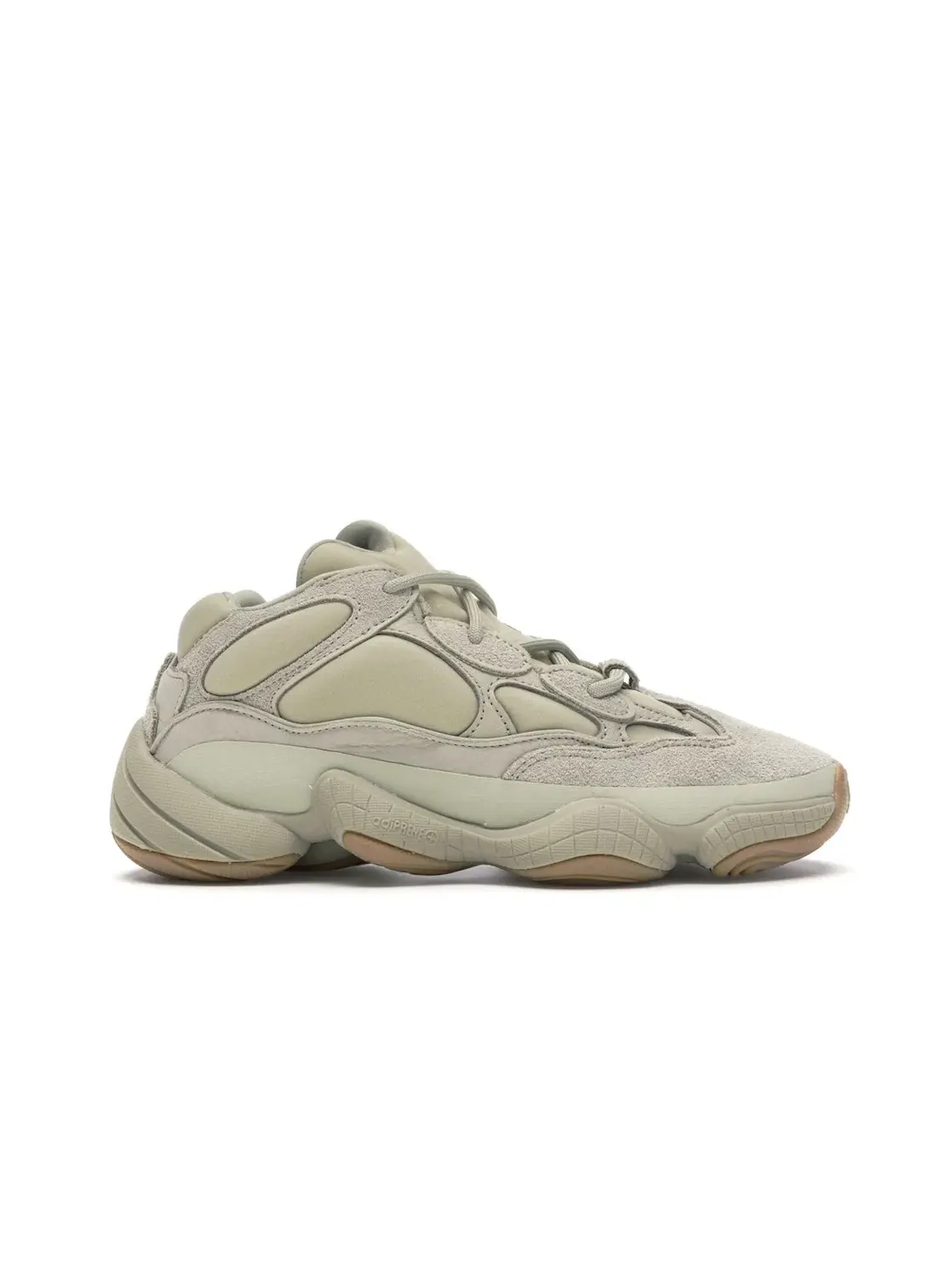 Мужские кроссовки с неопреном и замшей Adidas Yeezy 500 — изображение 1 из 4, серый