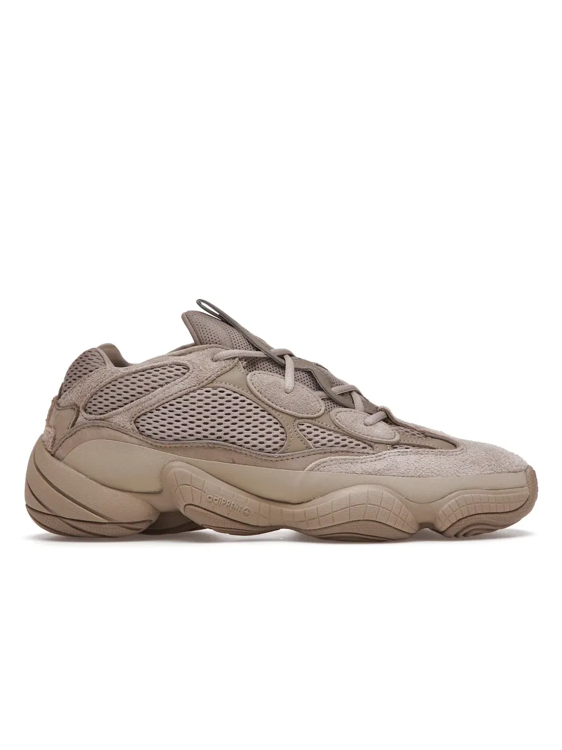 Мужские кроссовки Lifestyle с верхом из сетки, кожи и замши Adidas Yeezy 500, Taupe Light — изображение 1 из 4