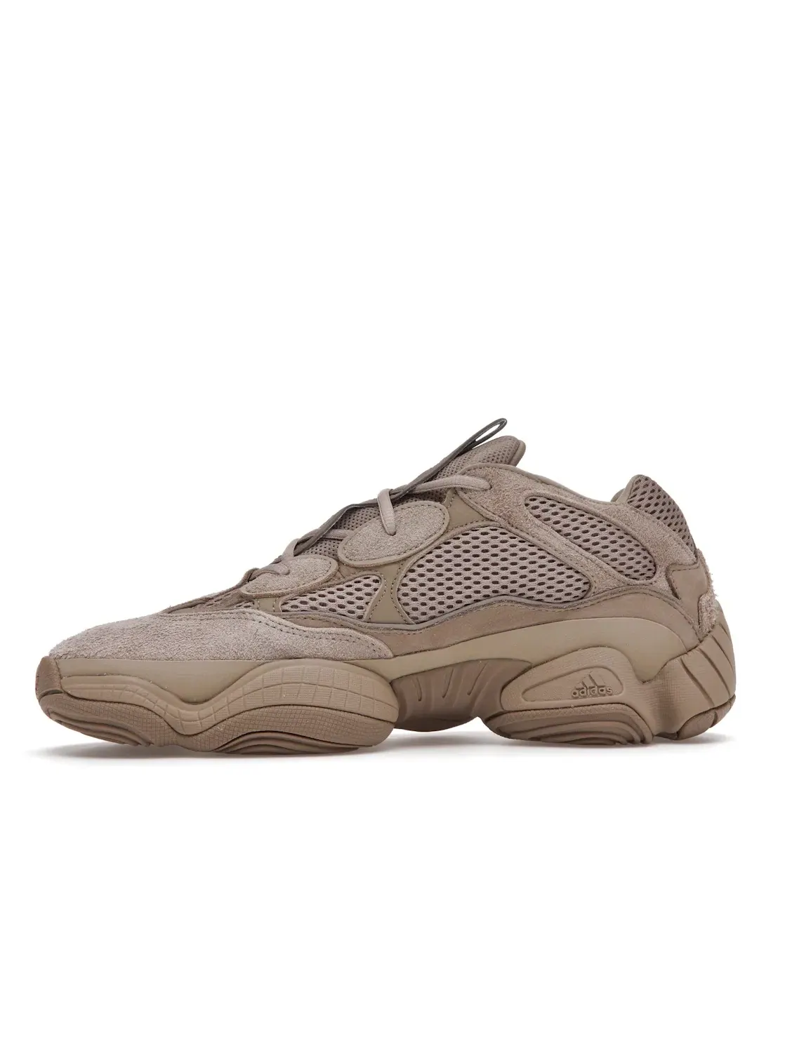 Мужские кроссовки Lifestyle с верхом из сетки, кожи и замши Adidas Yeezy 500, Taupe Light — изображение 3 из 4