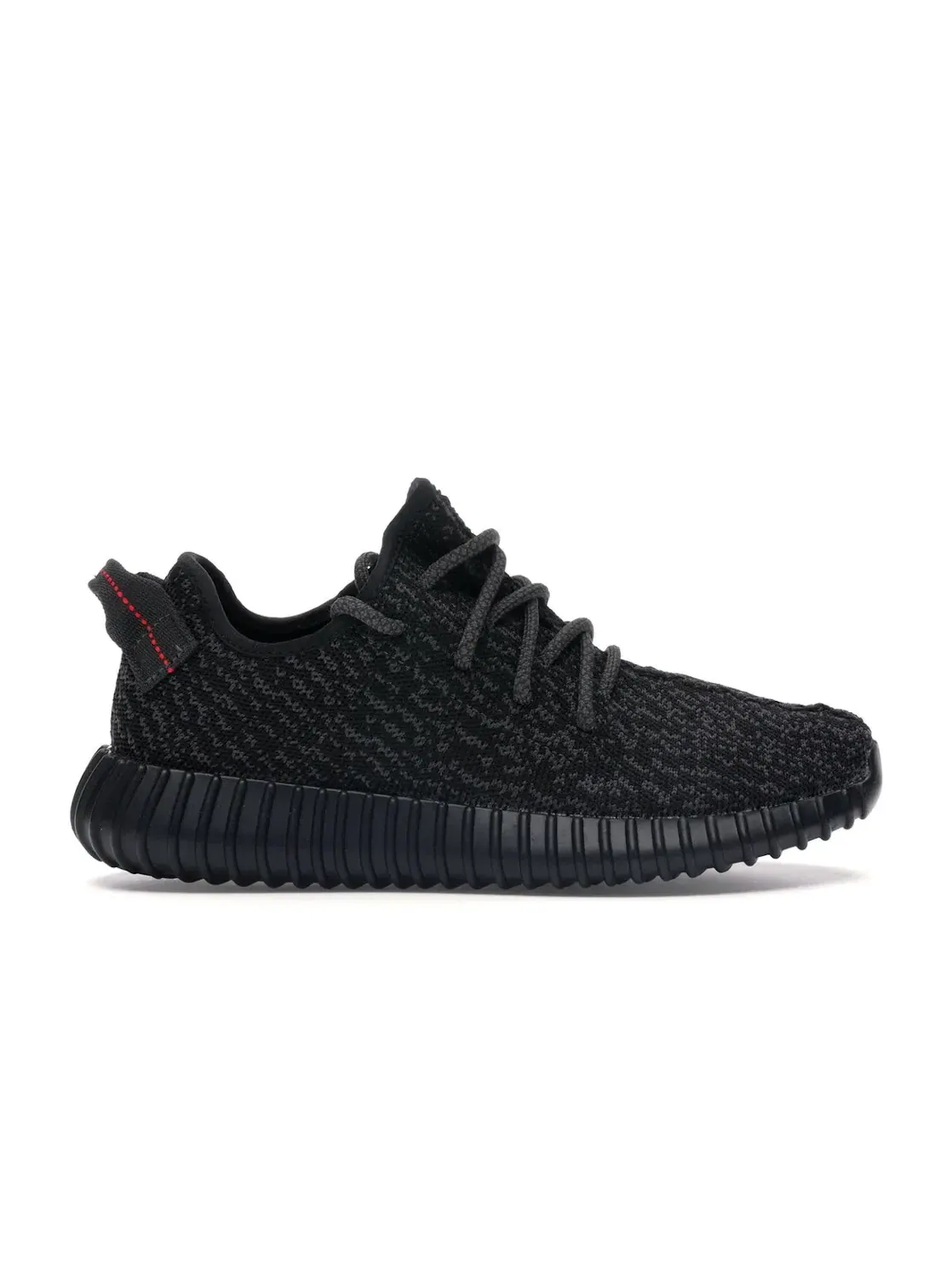 Мужские кроссовки с принтом Adidas Yeezy Boost 350 — изображение 1 из 4, черный/черный-черный