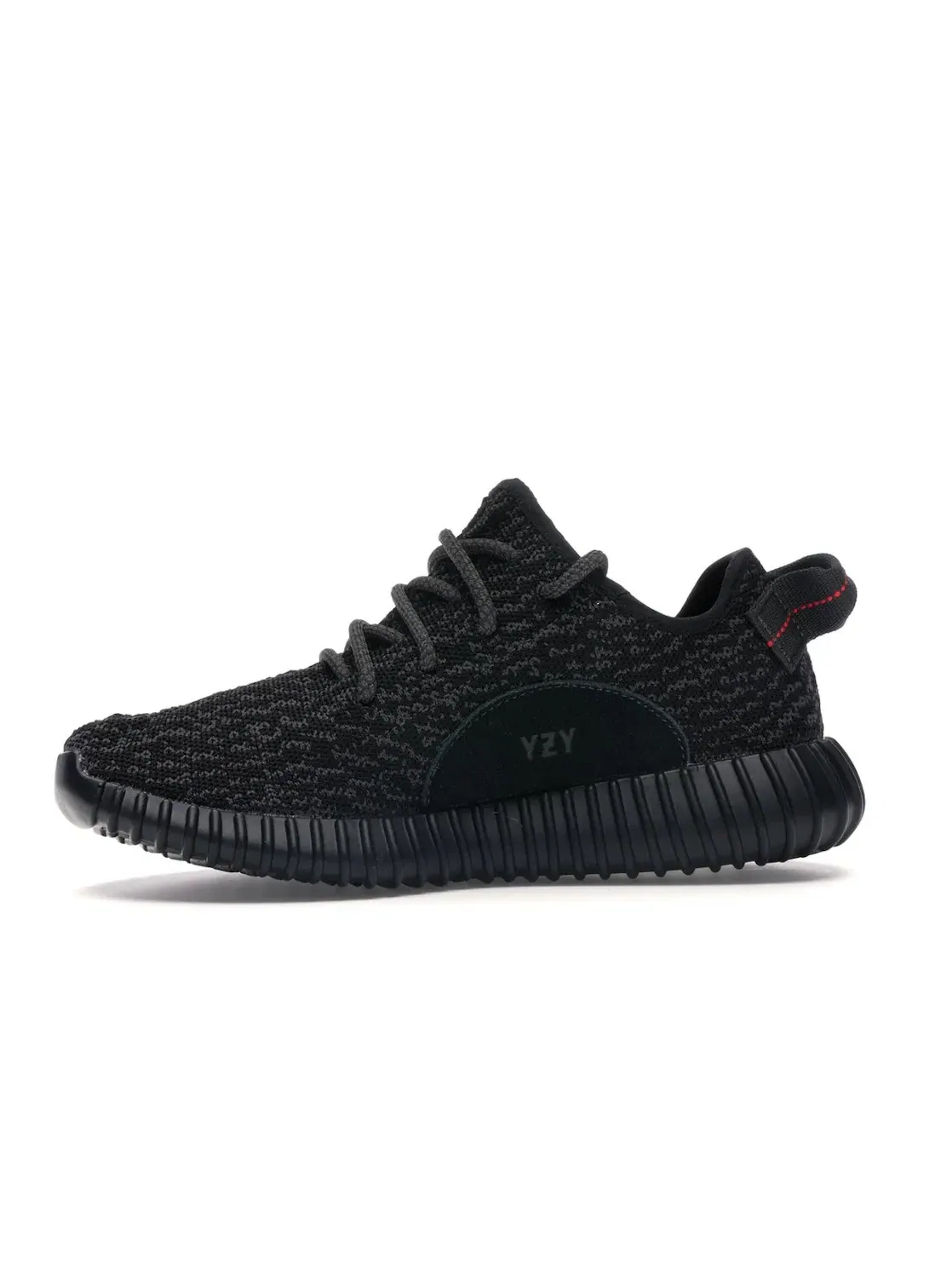Мужские кроссовки с принтом Adidas Yeezy Boost 350 — изображение 3 из 4, черный/черный-черный