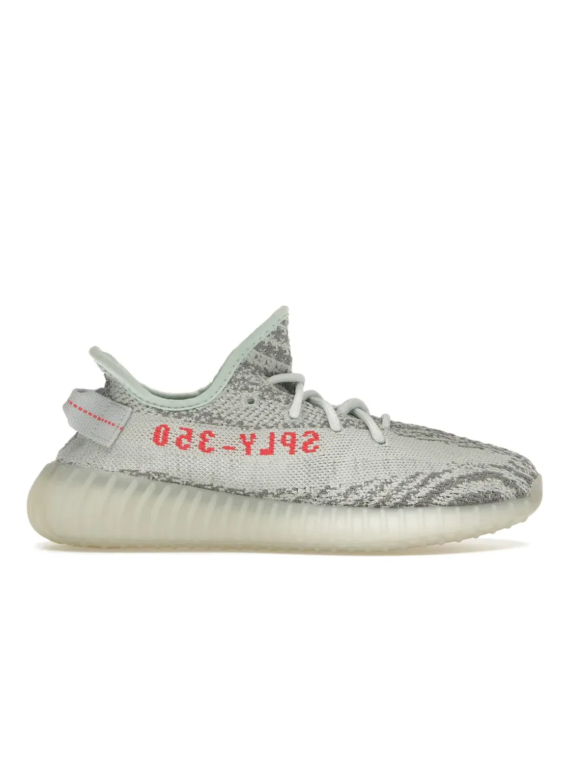 Мужские кроссовки с принтом Yeezy Boost 350 V2 Adidas — изображение 1 из 4, синий/серый/красный