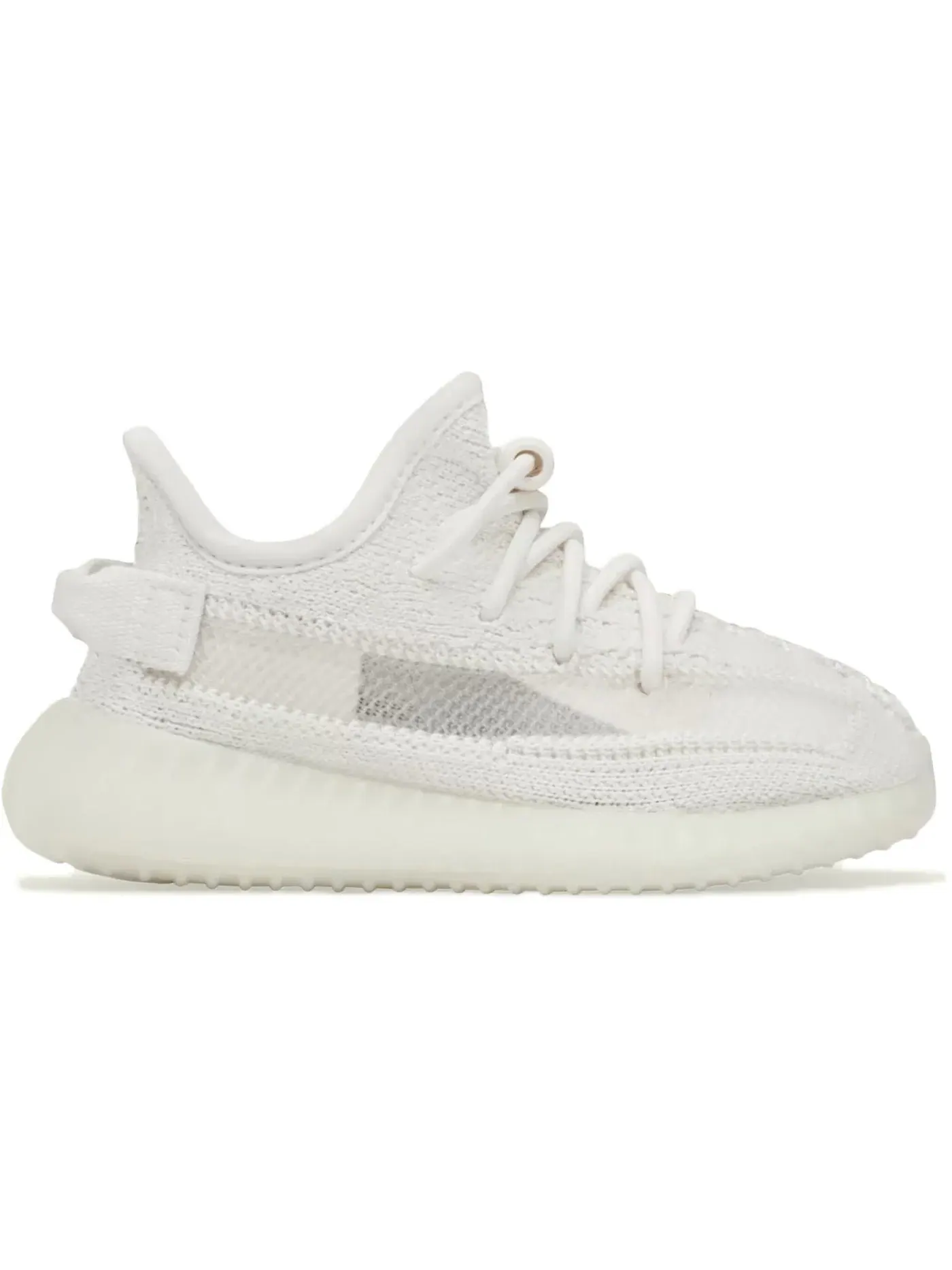 Детские кроссовки с сетчатым верхом Adidas Yeezy Boost 350 V2 Adidas, Bone/Bone/Bone — изображение 1 из 1