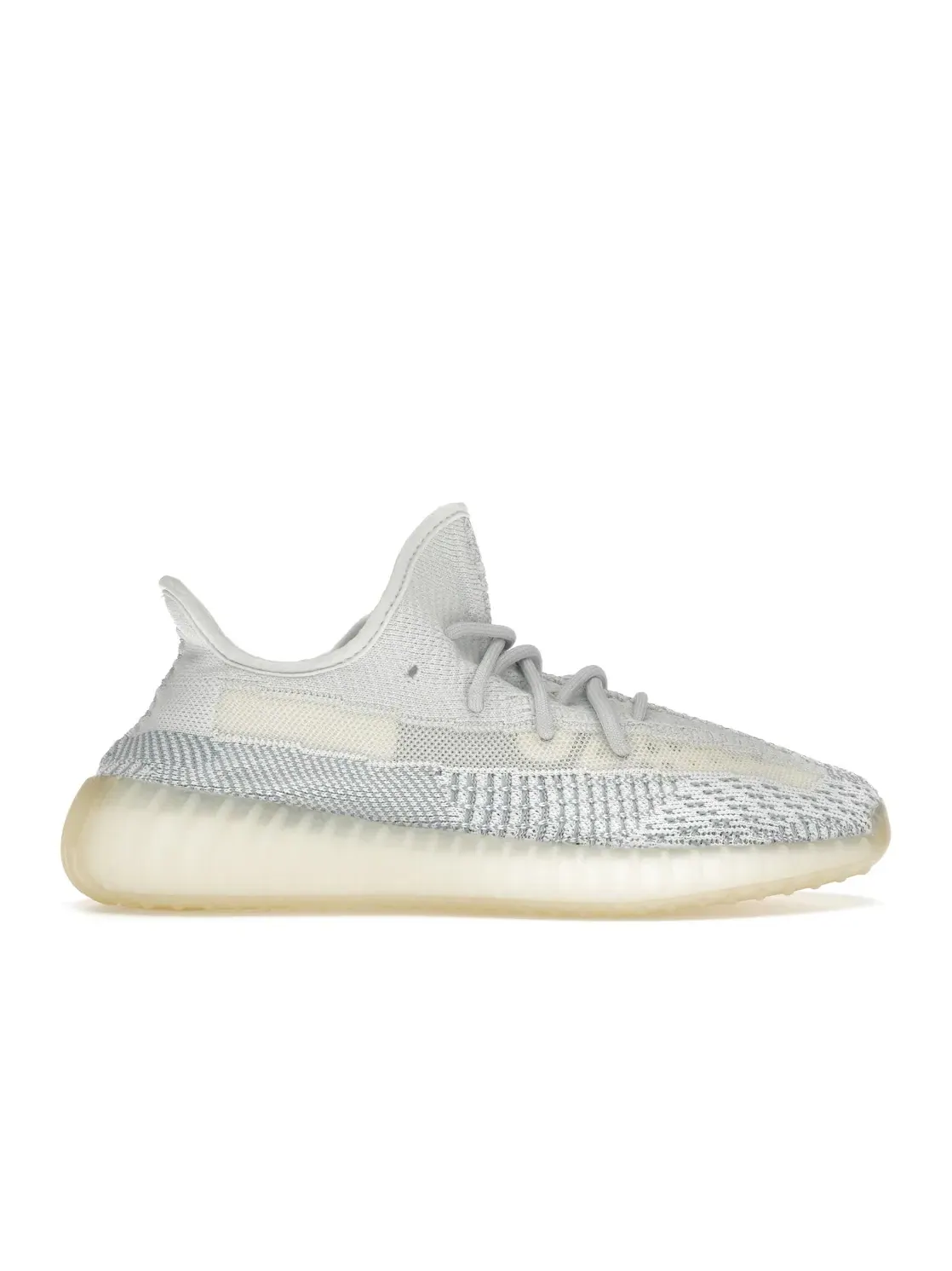 Мужские кроссовки Lifestyle с вязаным верхом Adidas Yeezy Boost 350 V2 — изображение 1 из 4, белый