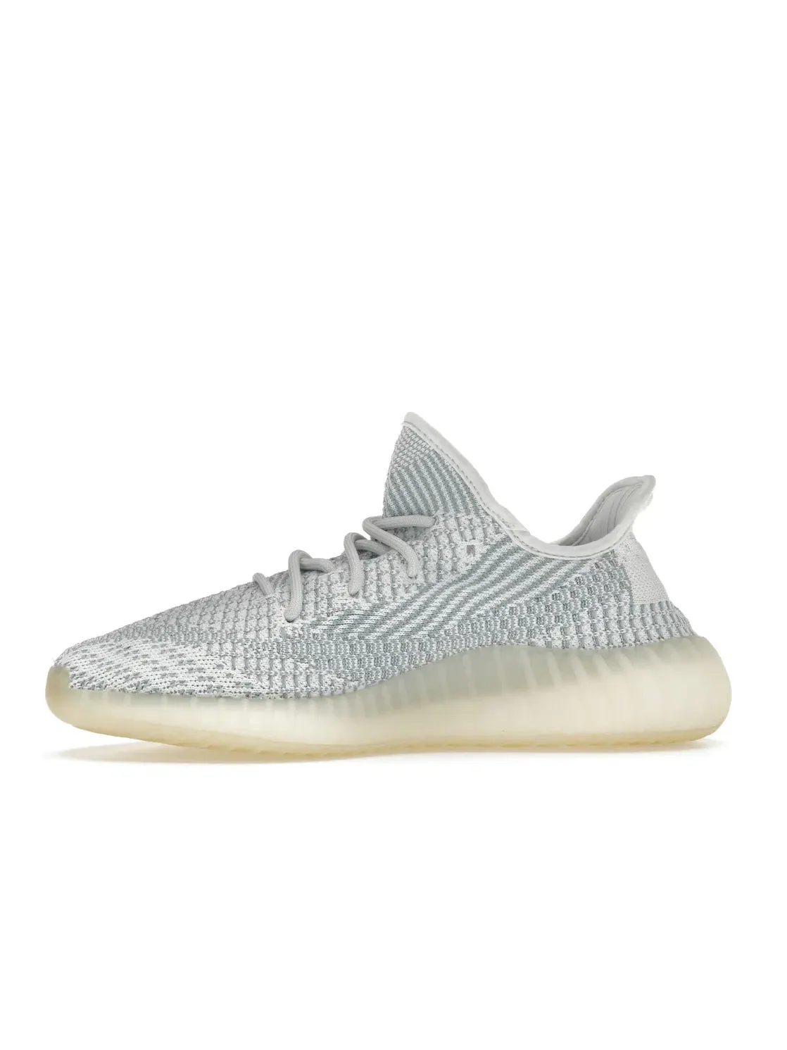 Мужские кроссовки Lifestyle с вязаным верхом Adidas Yeezy Boost 350 V2 — изображение 3 из 4, белый
