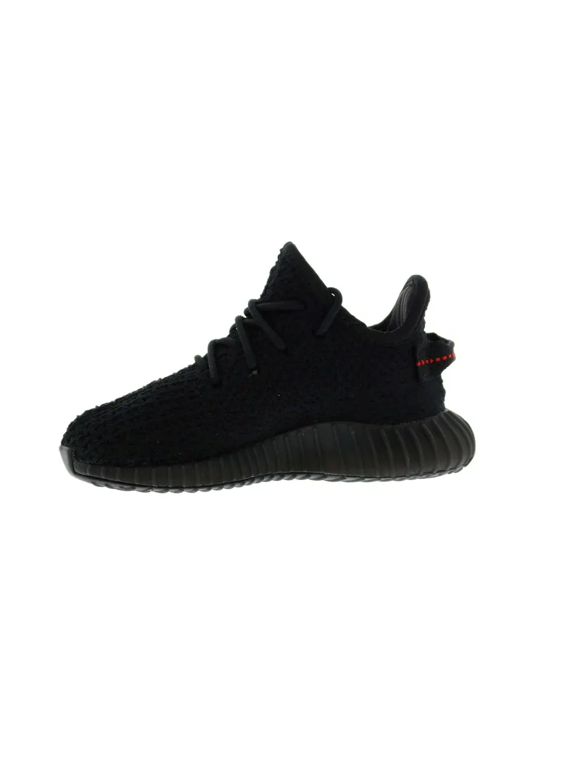 Детские кроссовки для активного отдыха с принтом Yeezy Boost 350 V2 Adidas — изображение 3 из 4, черный черный красный