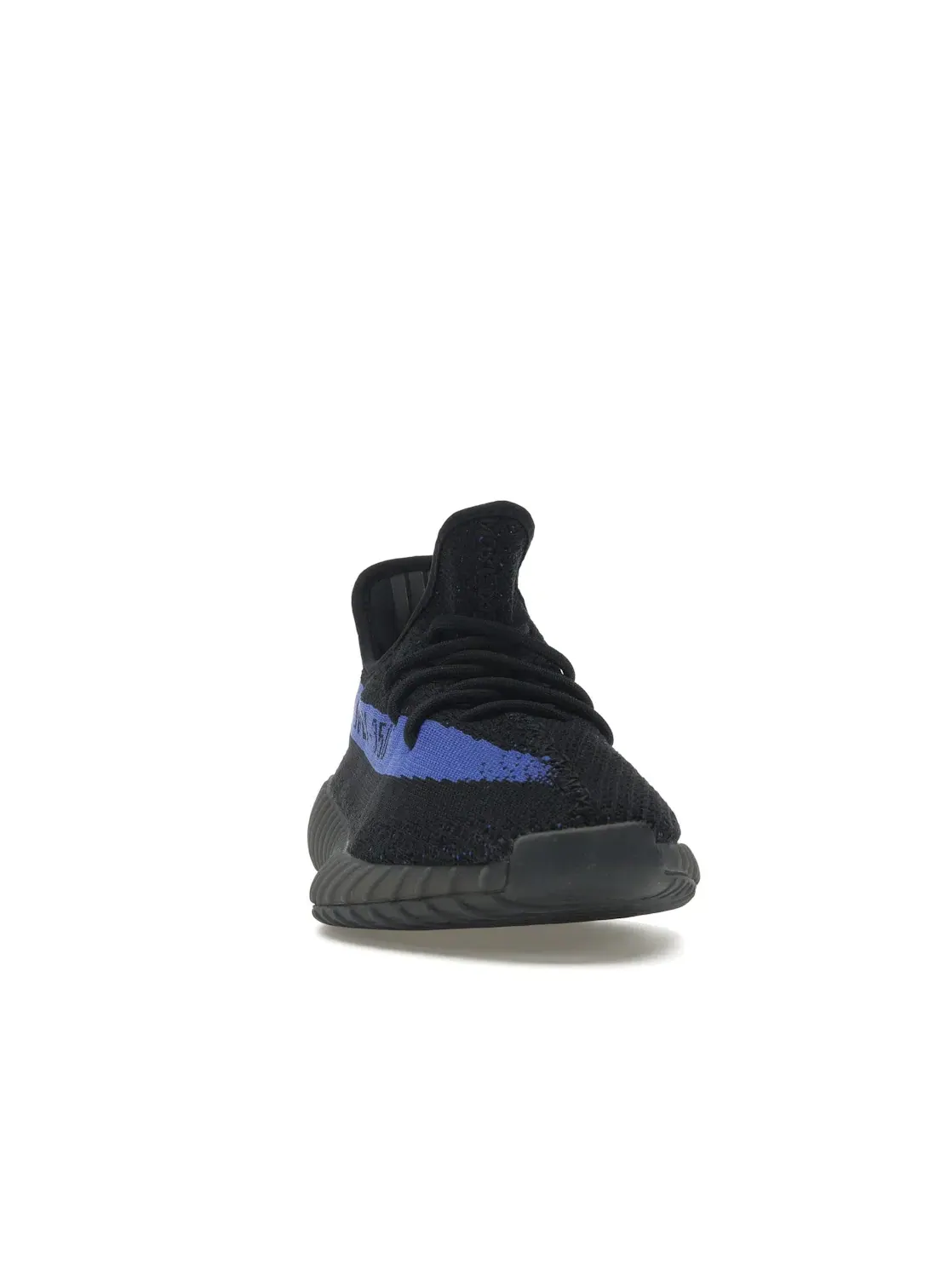 Мужские кроссовки с принтом Yeezy Boost 350 V2 Adidas — изображение 2 из 4, черный/синий/черный