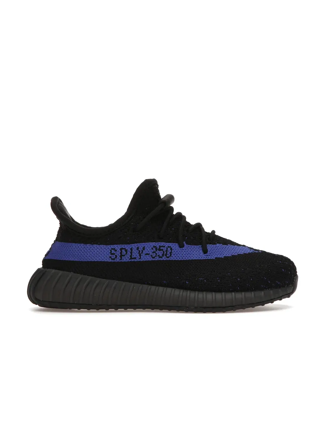 Детские кроссовки Lifestyle с принтом Adidas Yeezy Boost 350 V2 — изображение 1 из 4, черный/синий/черный