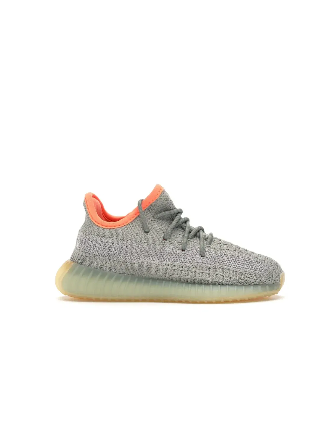 Детские кроссовки с принтом Adidas Yeezy Boost 350 V2, Desert Sage/Desert Sage/Desert Sage — изображение 1 из 4