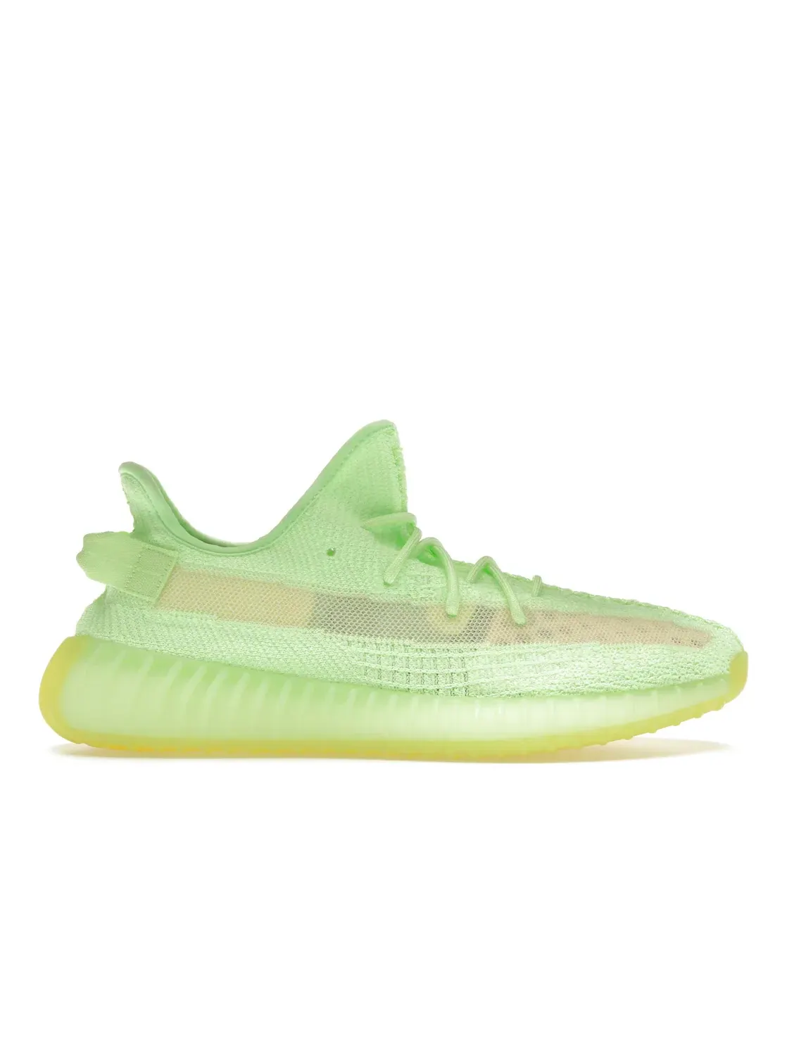 Мужские кроссовки Lifestyle с принтом Adidas Yeezy Boost 350 V2, Glow — изображение 1 из 4