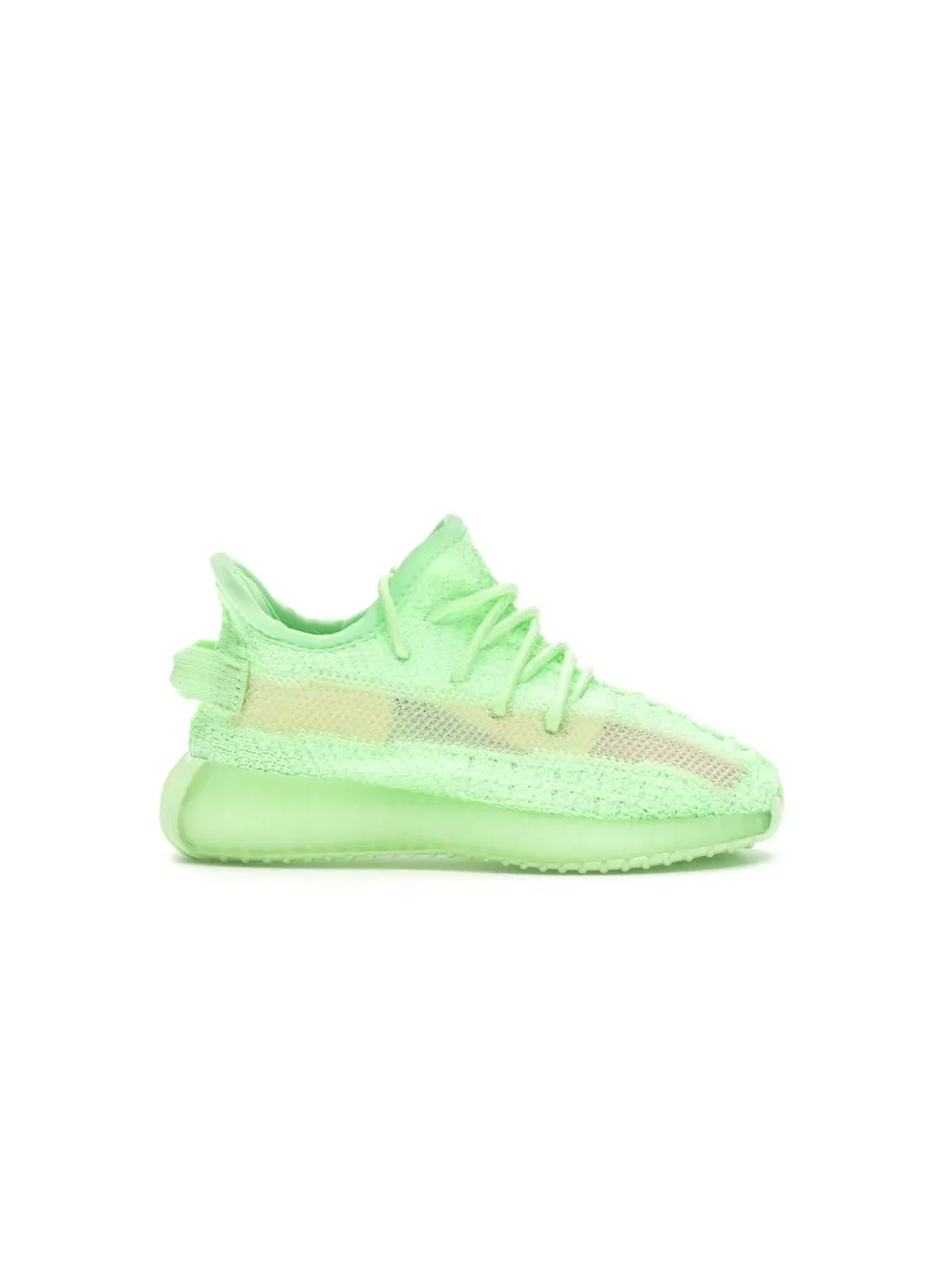 Детские кроссовки со светящимся дизайном Adidas Yeezy Boost 350 V2, Glow/Glow/Glow — изображение 1 из 4