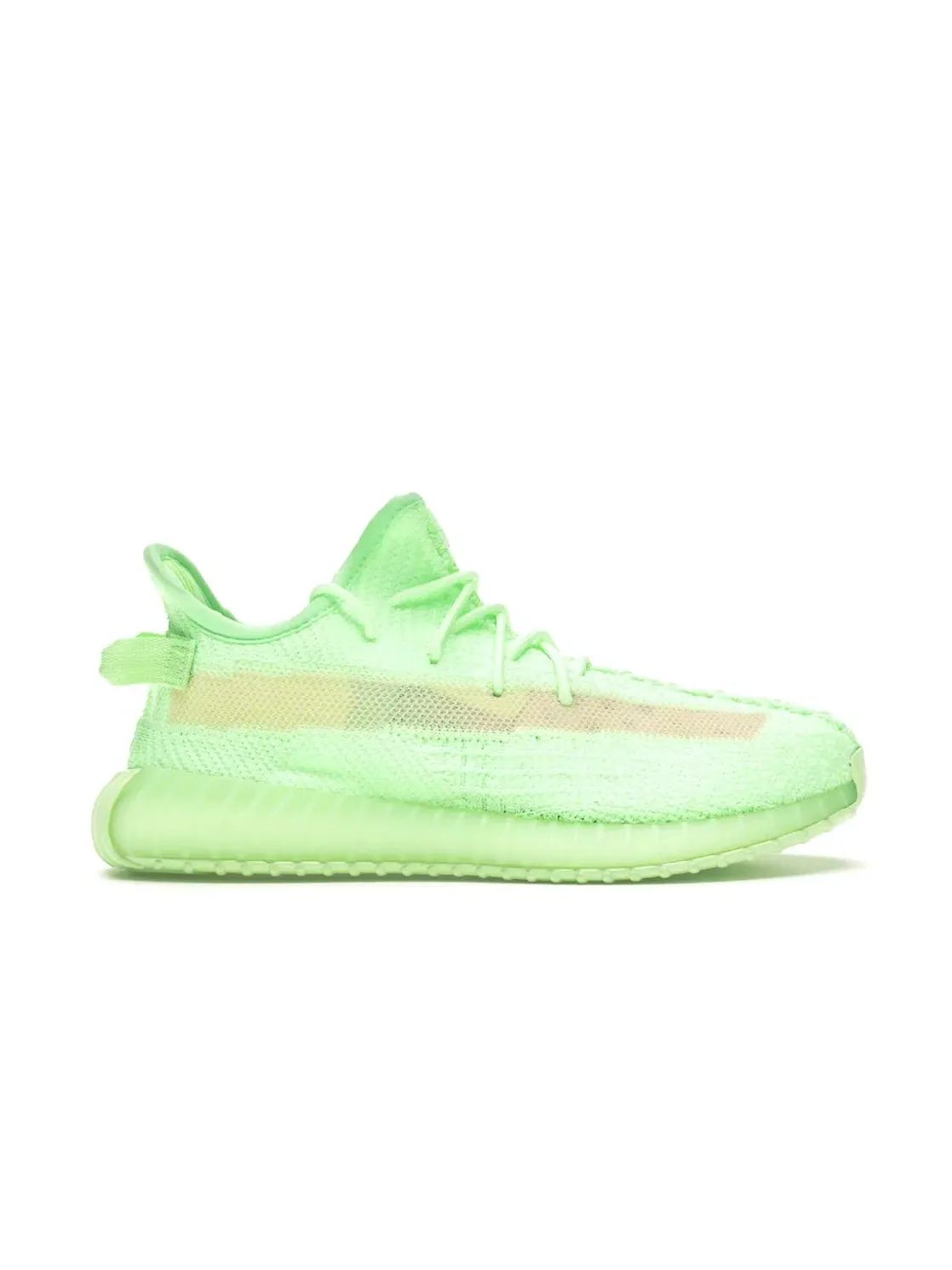 Детские кроссовки светящиеся Yeezy Boost 350 V2 Glow Kids Adidas, Glow Glow Glow — изображение 1 из 4