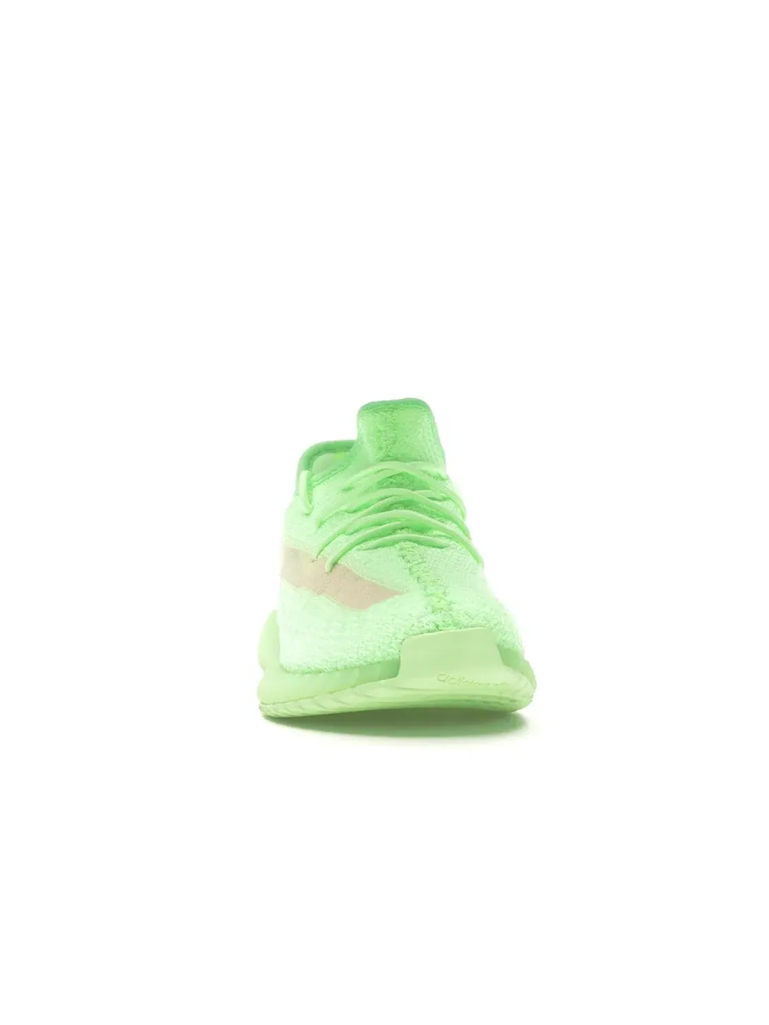 Детские кроссовки светящиеся Yeezy Boost 350 V2 Glow Kids Adidas, Glow Glow Glow — изображение 2 из 4