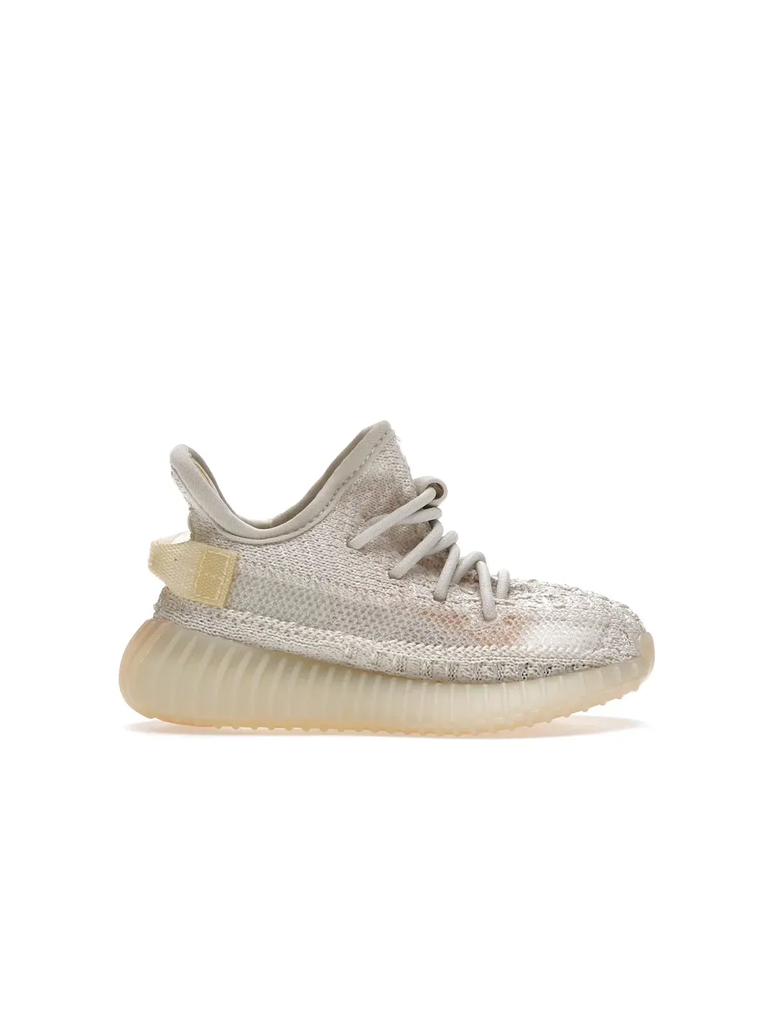 Детские кроссовки с верхом PrimeKnit Adidas Yeezy Boost 350 V2 — изображение 1 из 4, прозрачный