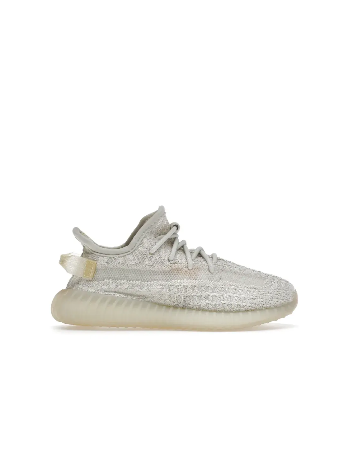 Детские кроссовки Lifestyle с принтом Adidas Yeezy Boost 350 V2 — изображение 1 из 4, прозрачный