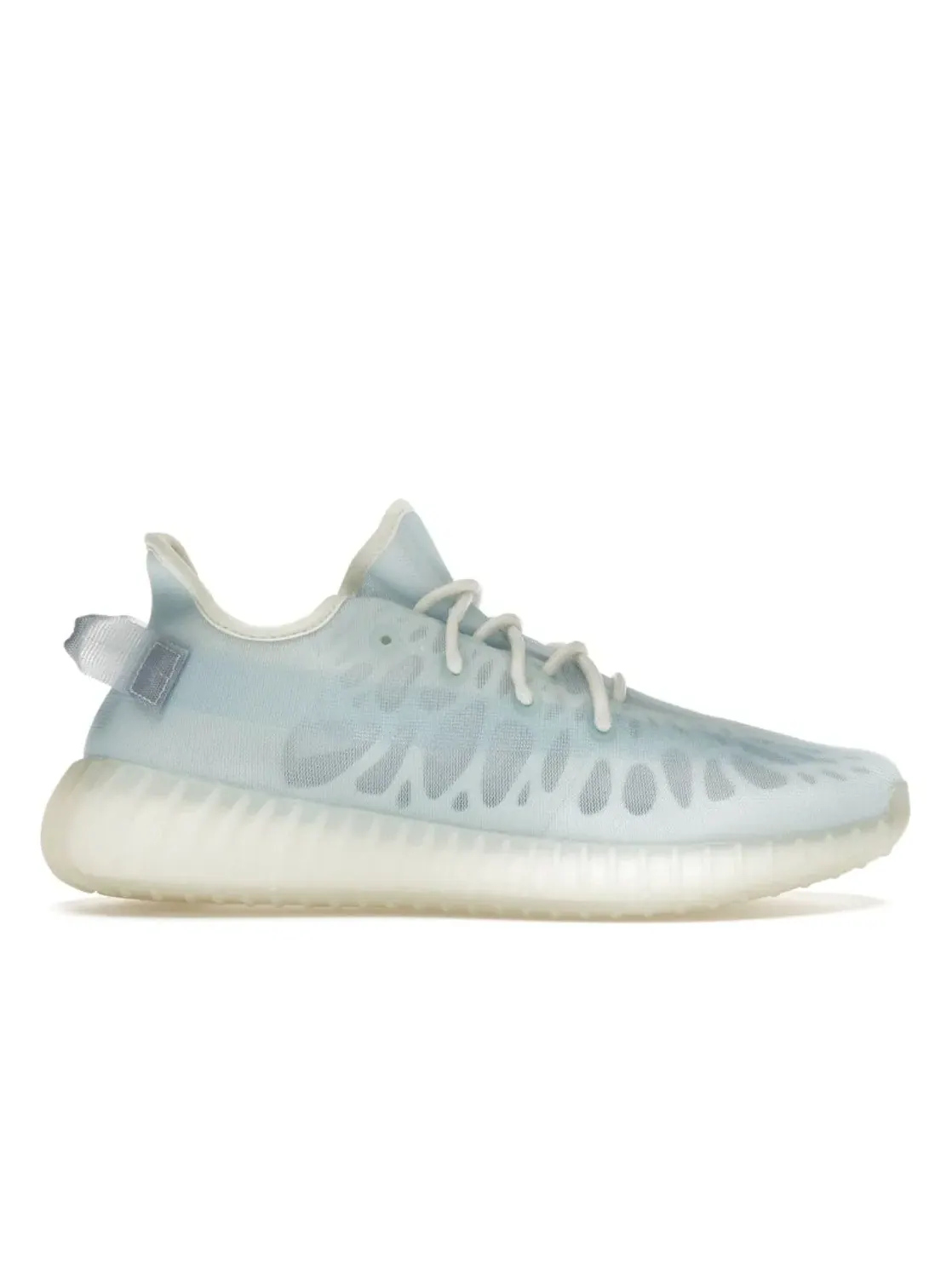 Мужские кроссовки с сетчатым верхом Adidas Yeezy Boost 350 V2, Mono Ice — изображение 1 из 4