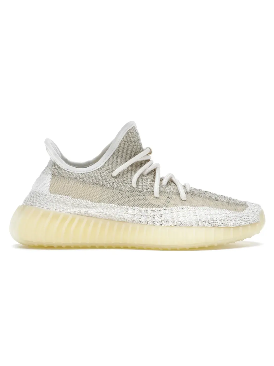 Мужские кроссовки Lifestyle Adidas Yeezy Boost 350 V2 Natural — изображение 1 из 4, прозрачный