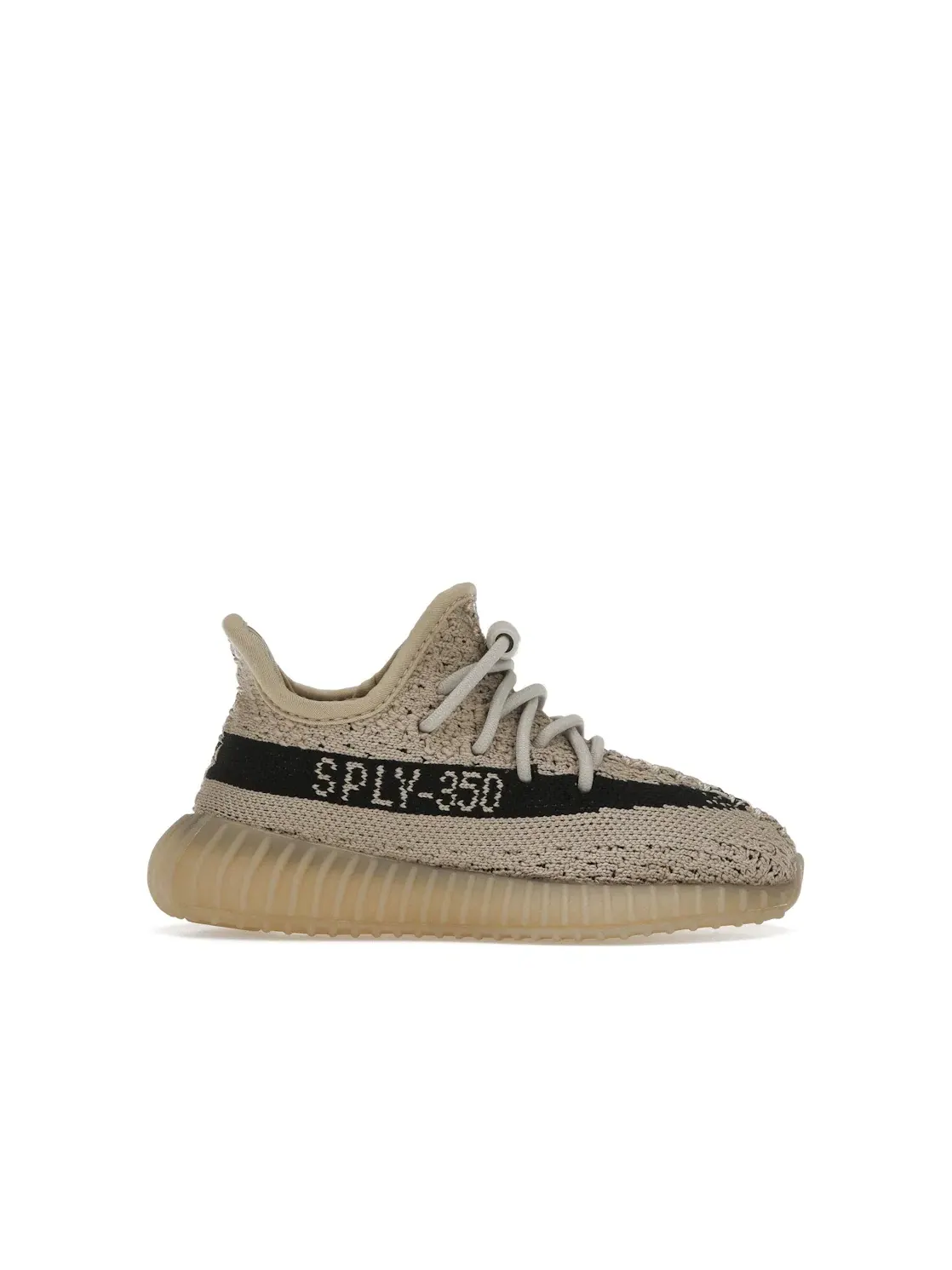 Детские кроссовки с мягким верхом Adidas Yeezy Boost 350 V2 — изображение 1 из 4, черный