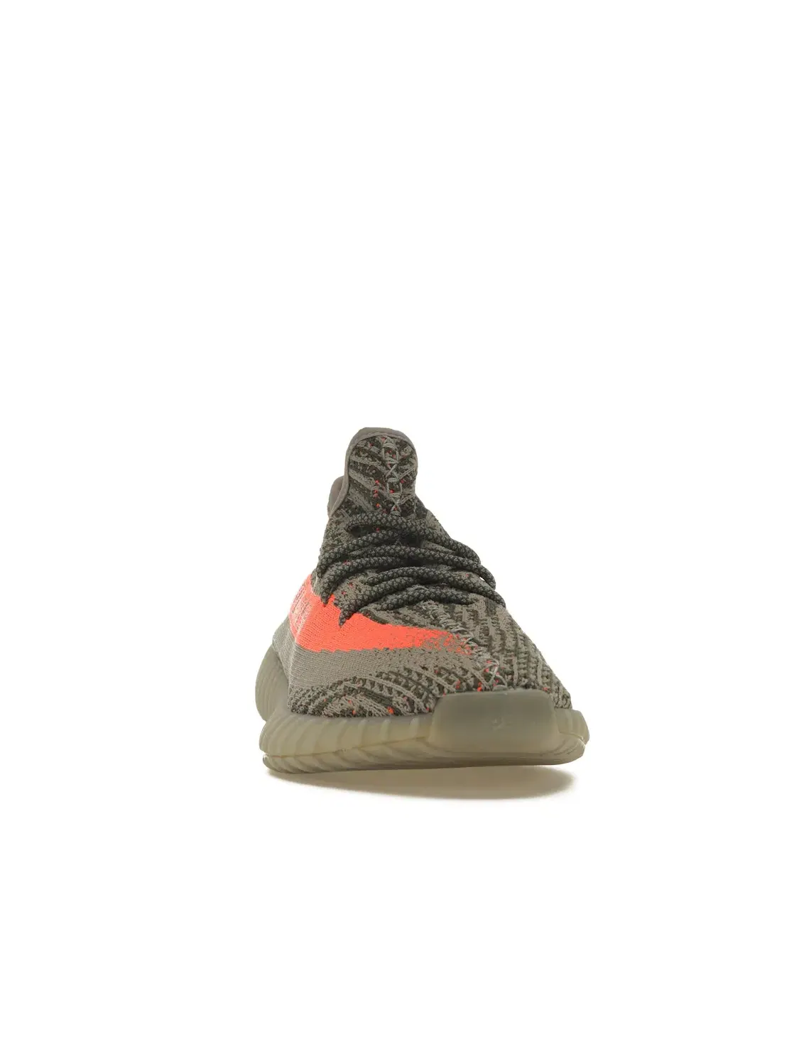 Мужские кроссовки для активного отдыха Adidas Yeezy Boost 350 V2 — изображение 2 из 4, серый//красный