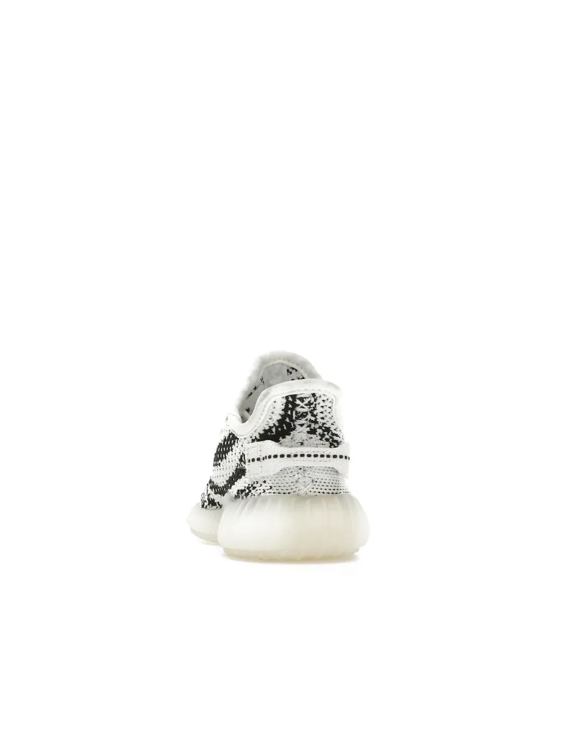 Детские кроссовки lifestyle с полосатым принтом Adidas Yeezy Boost 350 V2 — изображение 4 из 4, белый черный красный