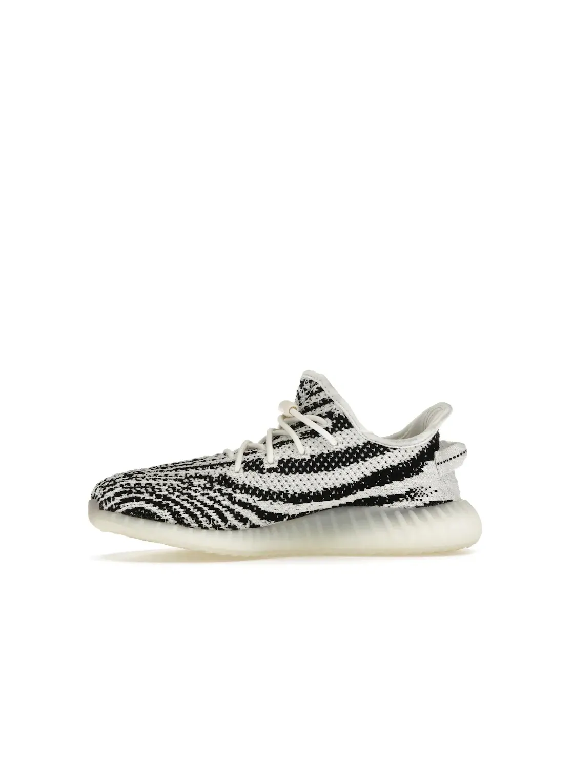 Детские кроссовки lifestyle с принтом Yeezy Boost 350 V2 Adidas — изображение 3 из 4, белый/черный/красный
