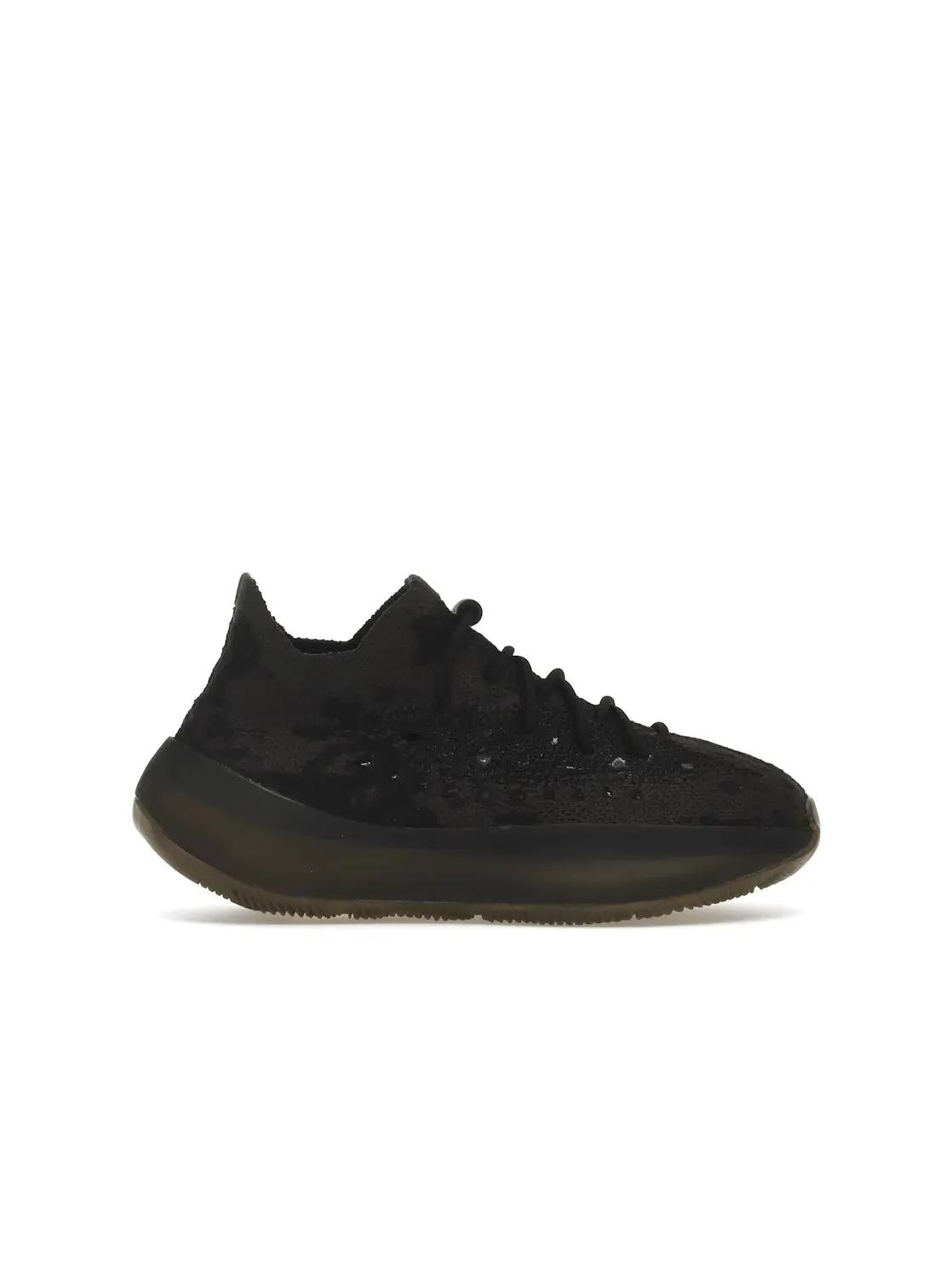 Детские кроссовки Lifestyle с принтом Adidas Yeezy Boost 380, Onyx/Onyx/Onyx — изображение 1 из 4