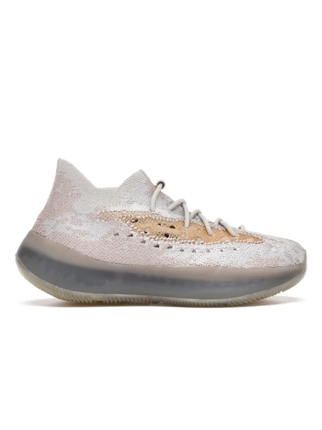 Детские кроссовки Lifestyle с принтом Adidas Yeezy Boost 380 — изображение 1 из 4, коричневый