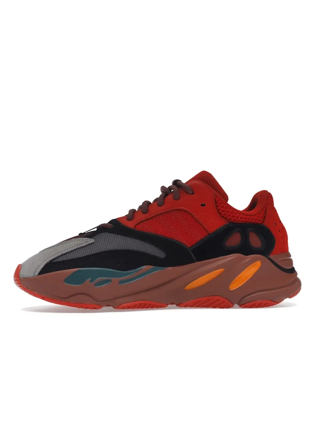 Мужские кроссовки Lifestyle с системой шнуровки Hi-Res Red Adidas — изображение 3 из 4, красный