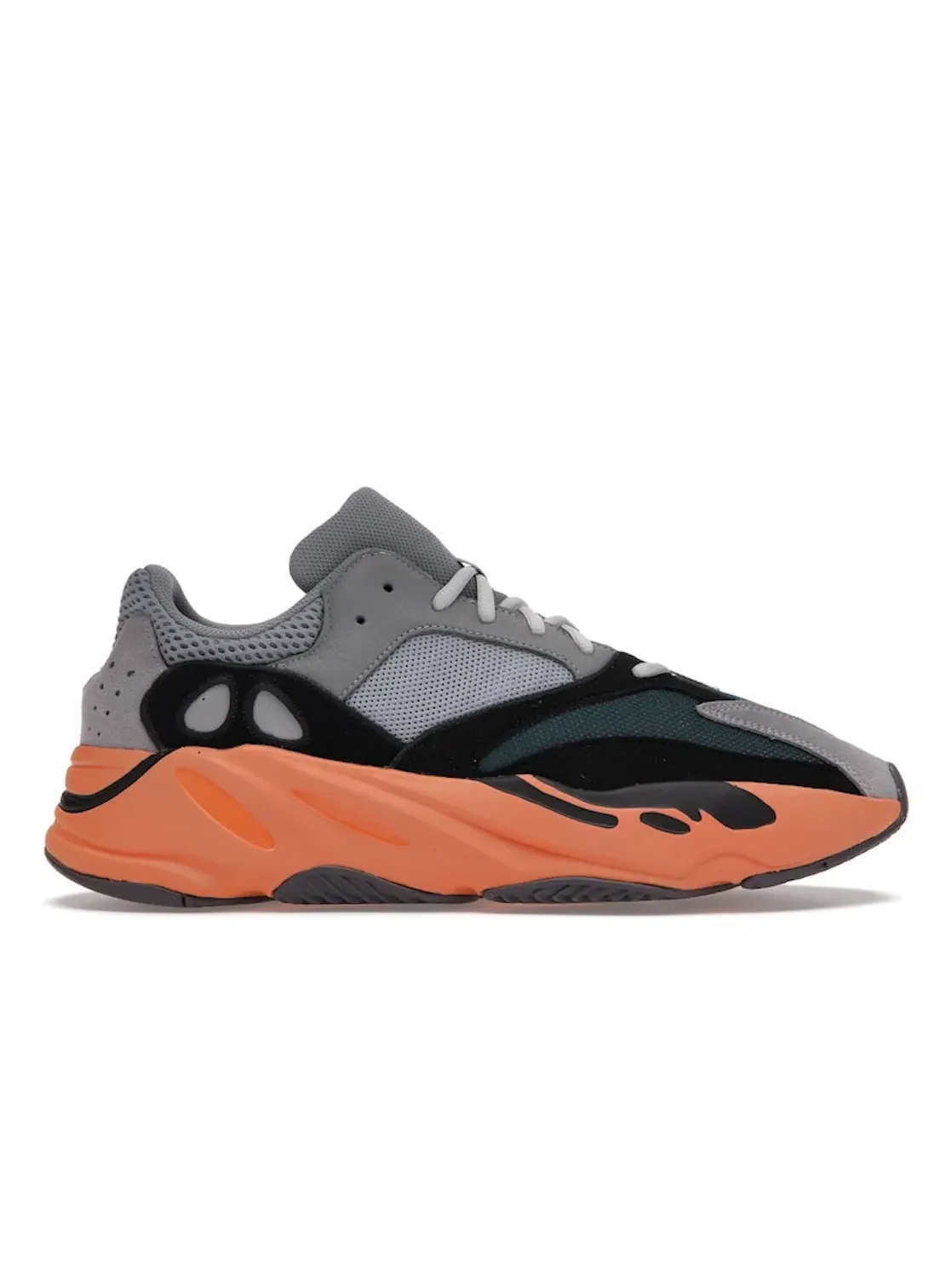 Мужские кроссовки Lifestyle с сеткой и замшей Adidas Yeezy Boost 700 — изображение 1 из 4, оранжевый