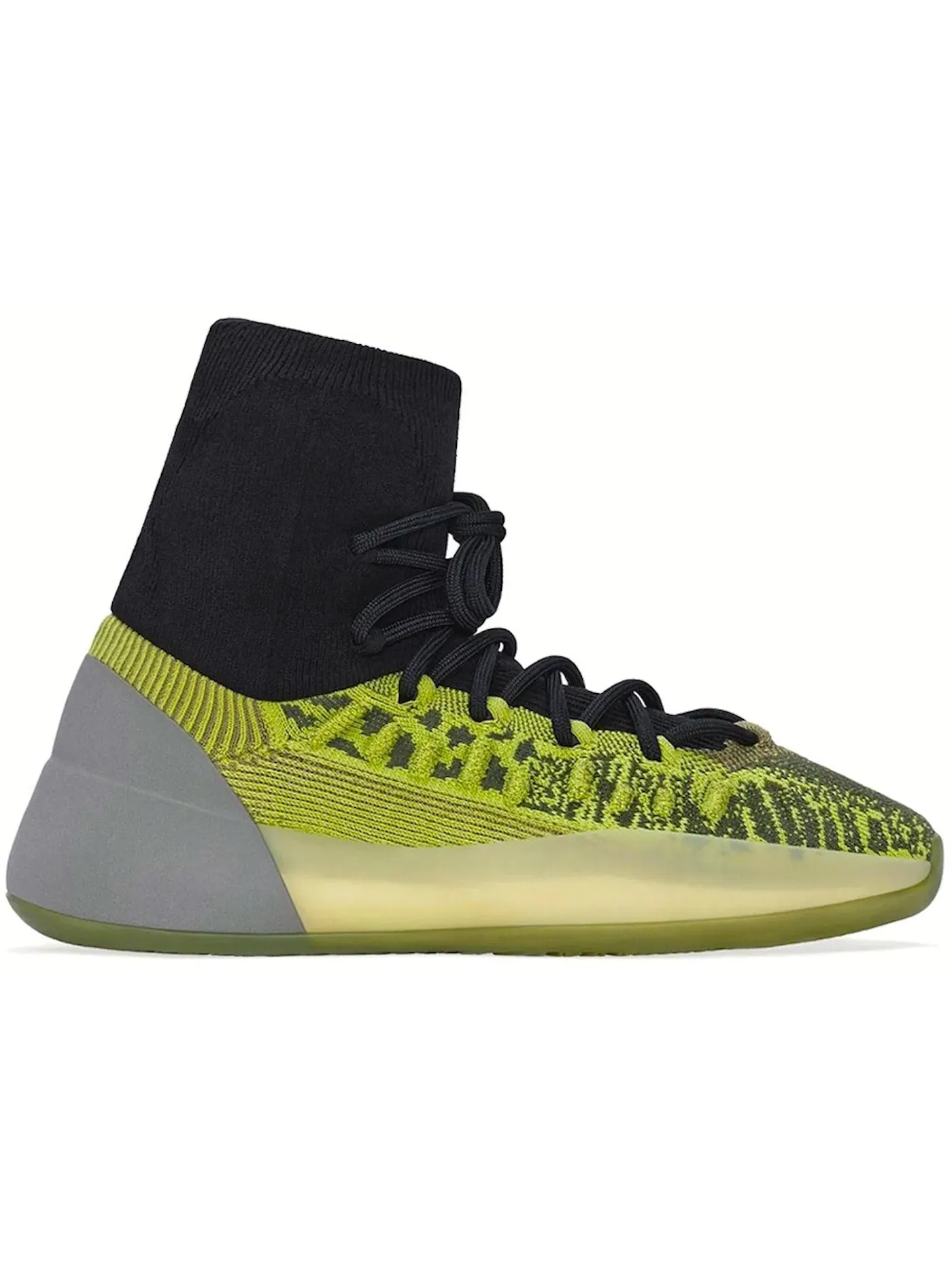 Мужские кроссовки с высоким воротником Adidas Yeezy BSKTBL Knit — изображение 1 из 1, черный