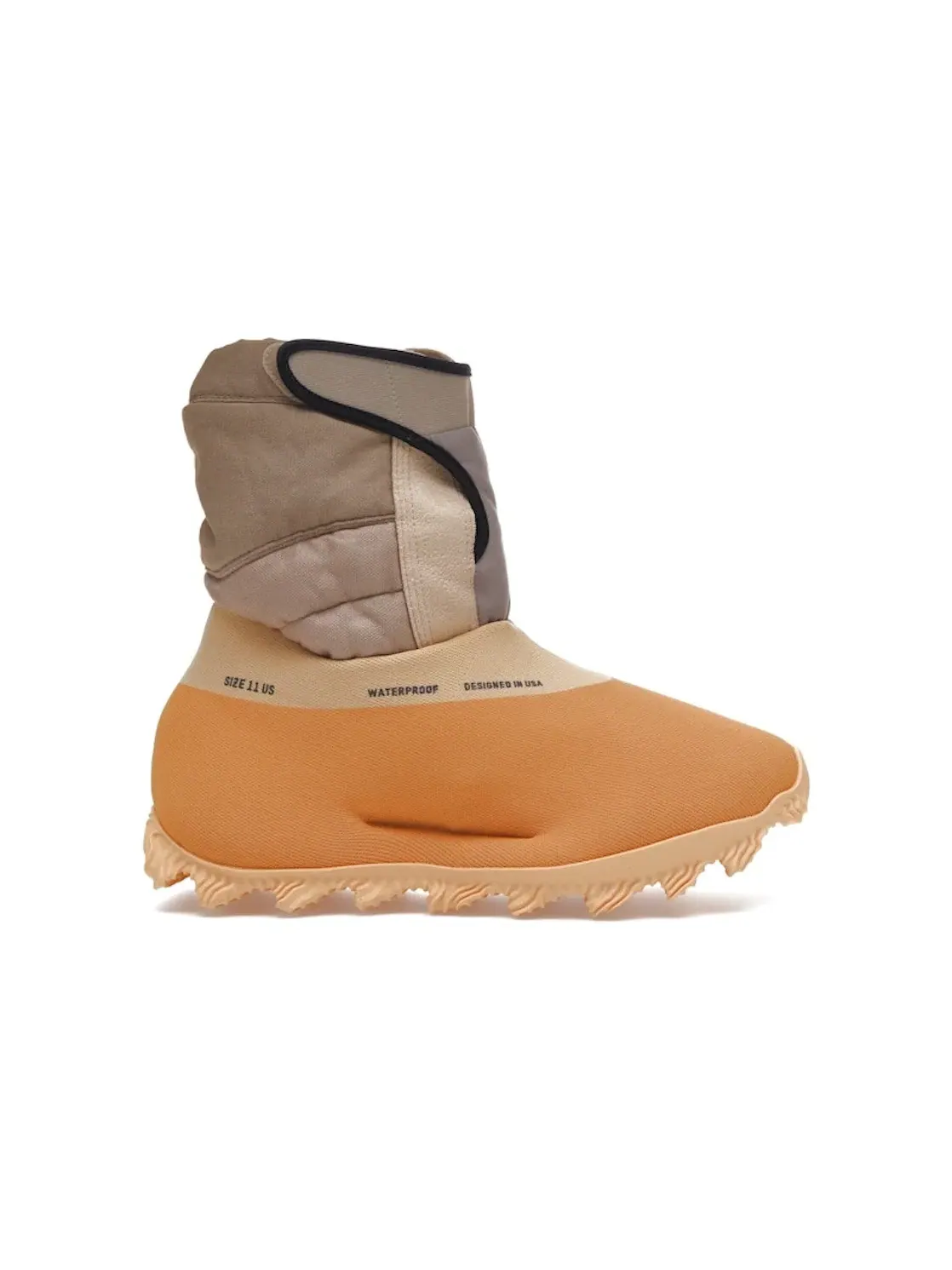 Мужские ботинки с литой конструкцией Adidas Yeezy Knit RNR Boot — изображение 1 из 4, желтый