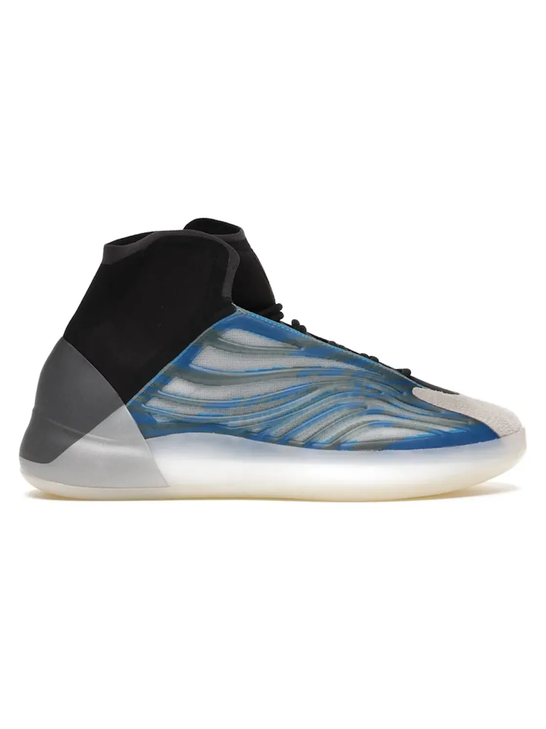 Мужские кроссовки баскетбольные с полным амортизатором BOOST Adidas Yeezy QNTM BSKTBL — изображение 1 из 4, синий синий синий
