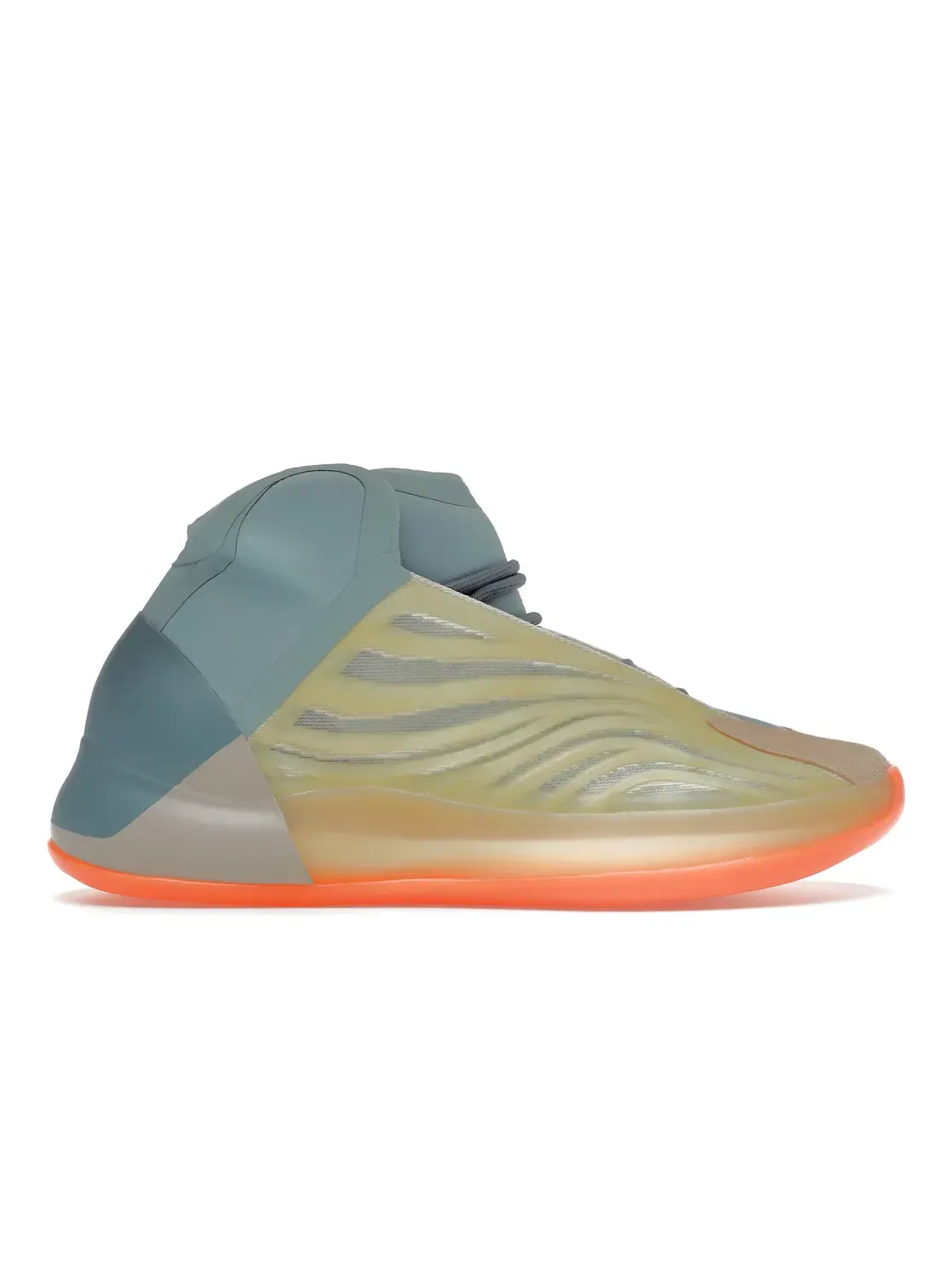 Мужские кроссовки Lifestyle с высокотехнологичным дизайном Adidas Yeezy QNTM, Hi-Res Coral — изображение 1 из 4