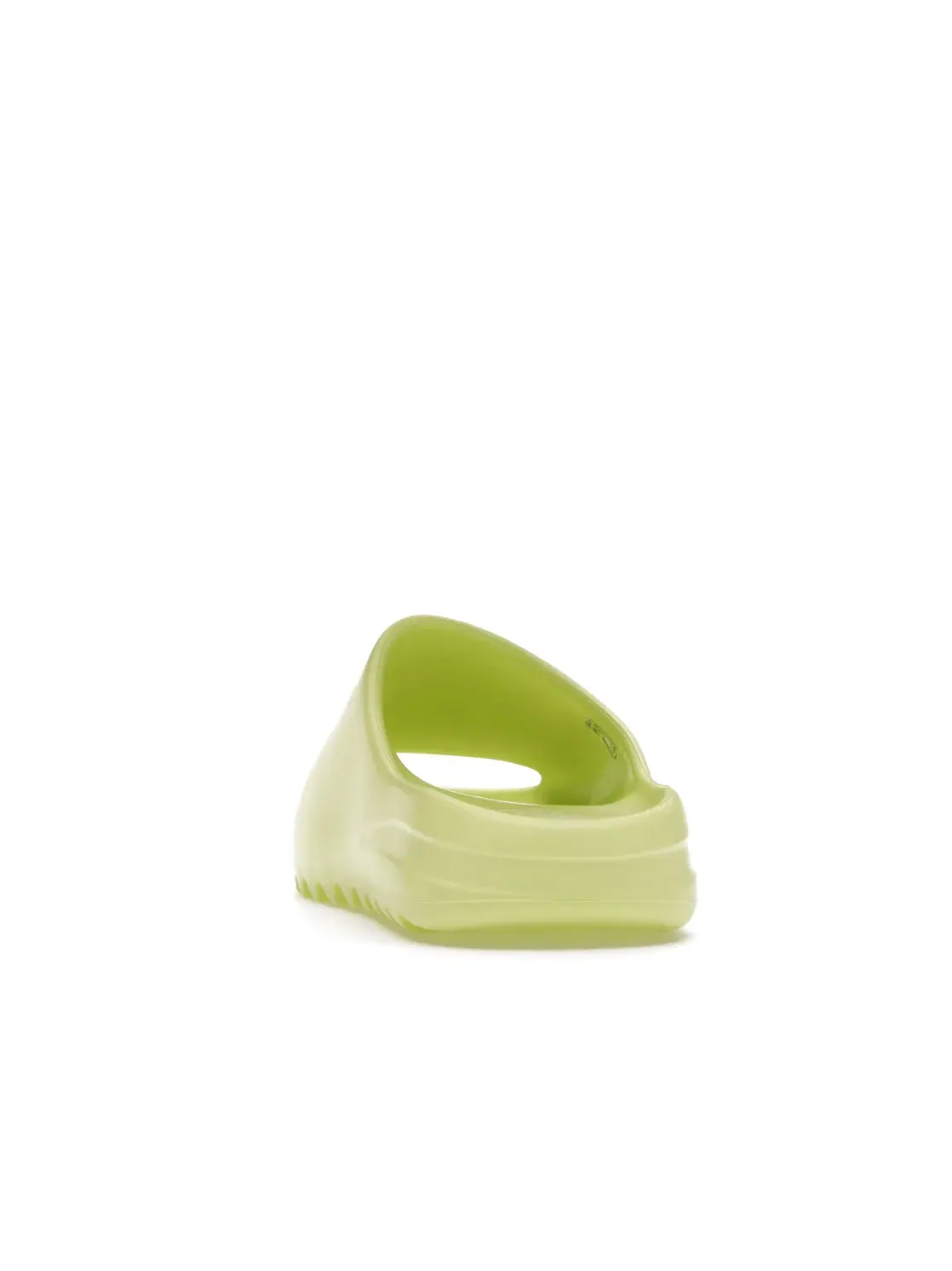 Мужские шлепанцы с открытым носком Glow Green Adidas Yeezy Slide — изображение 4 из 4, зеленый