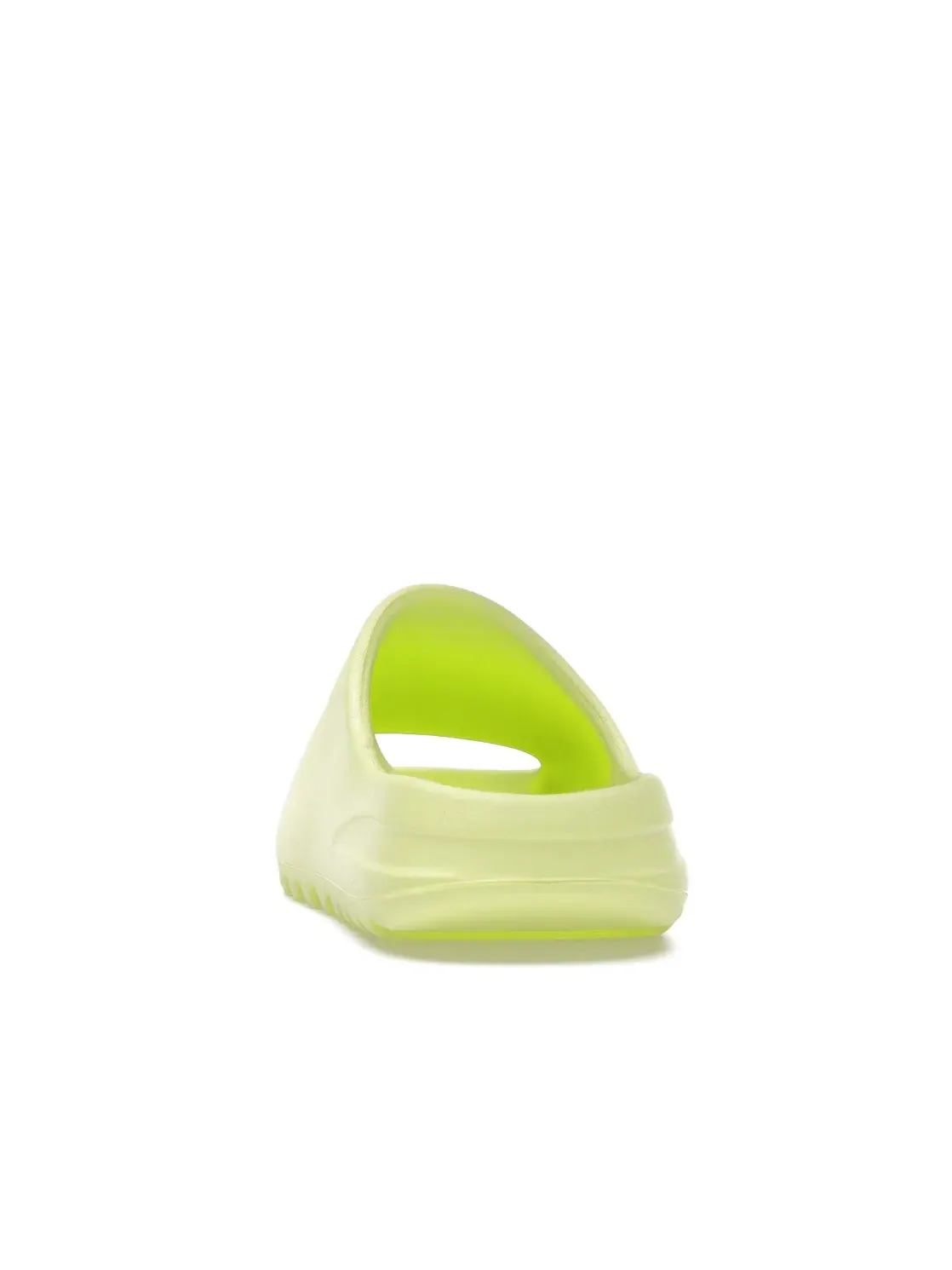 Мужские шлепанцы из пеноматериала EVA Glow Green Adidas Yeezy Slide — изображение 4 из 4, зеленый
