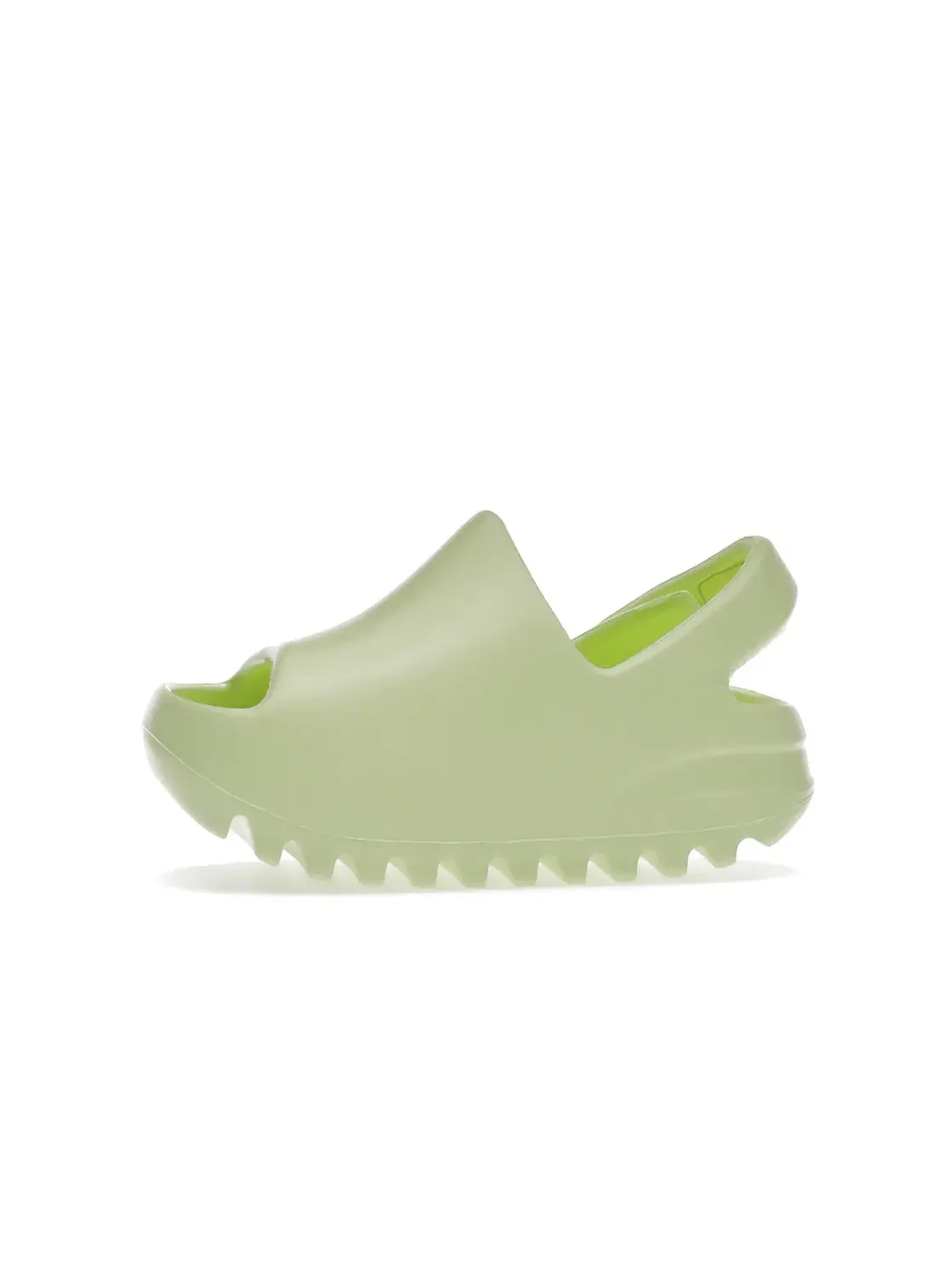 Детские шлепанцы Yeezy Slide Adidas — изображение 3 из 4, зеленый