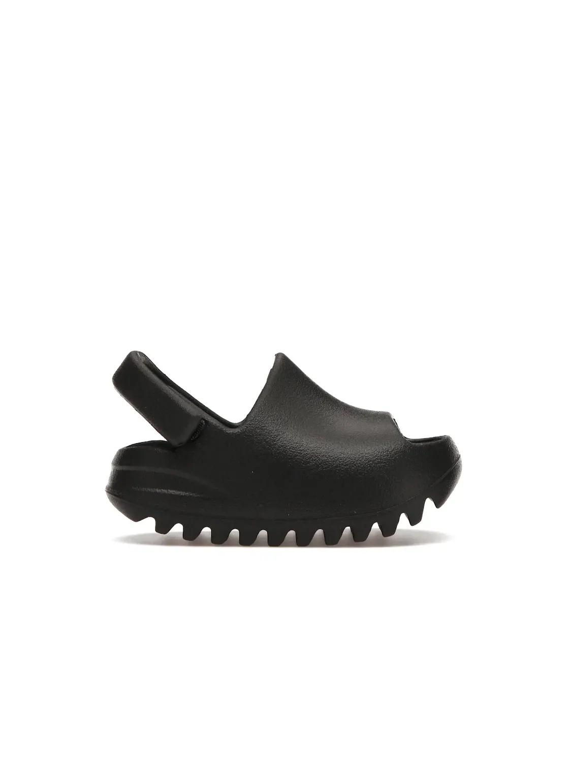 Детские сандалии-слайды с ремешком Yeezy Slide Adidas, Onyx/Onyx/Onyx — изображение 1 из 4