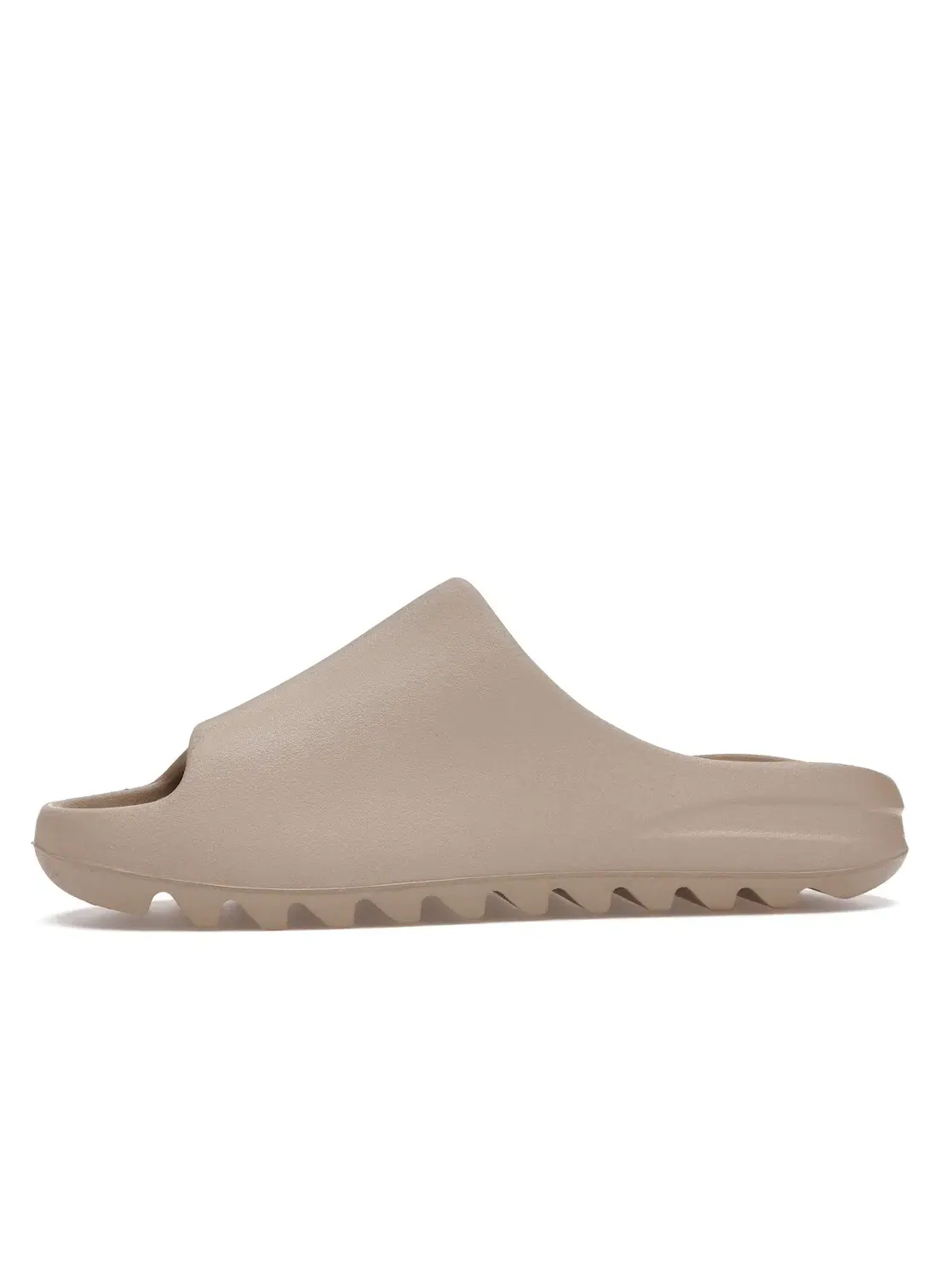 Мужские сандалии-слайды с текстурированной поверхностью Yeezy Slide Pure Adidas, Pure/Pure/Pure — изображение 3 из 4