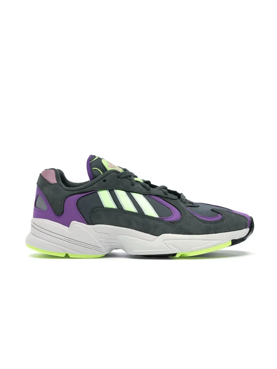 Мужские кроссовки Lifestyle Adidas Yung-1 — изображение 1 из 4, желтый/фиолетовый